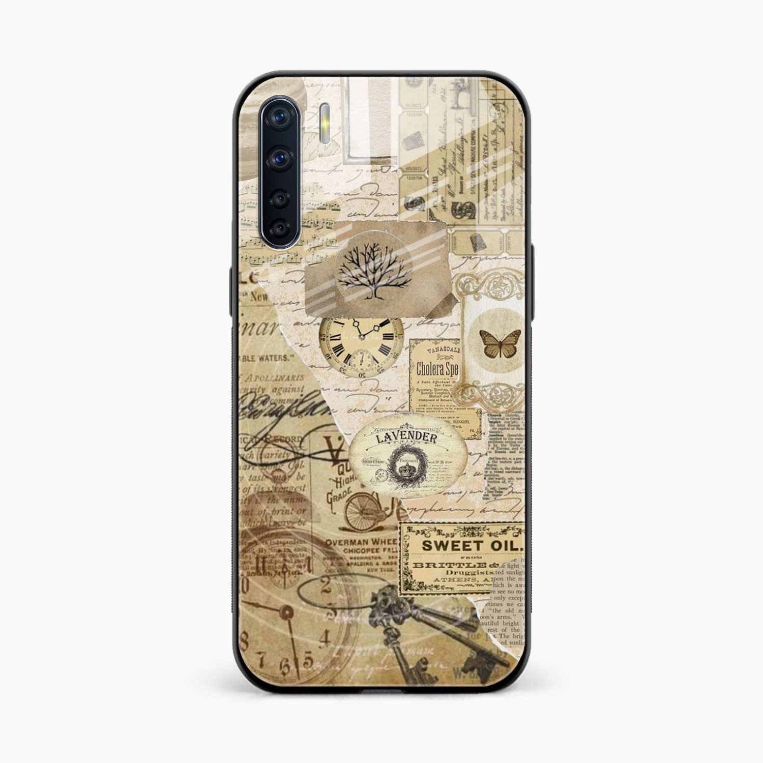 Vintage Oppo F15 Back Cover
