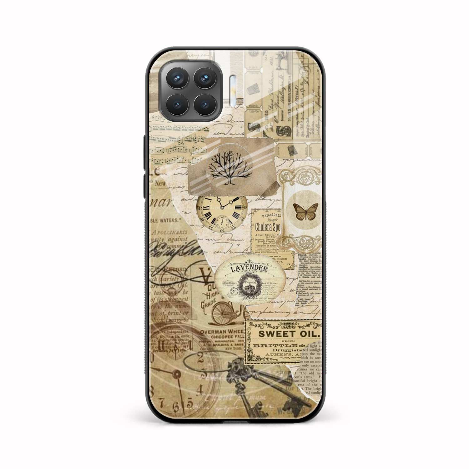 Vintage Oppo F17 Back Cover
