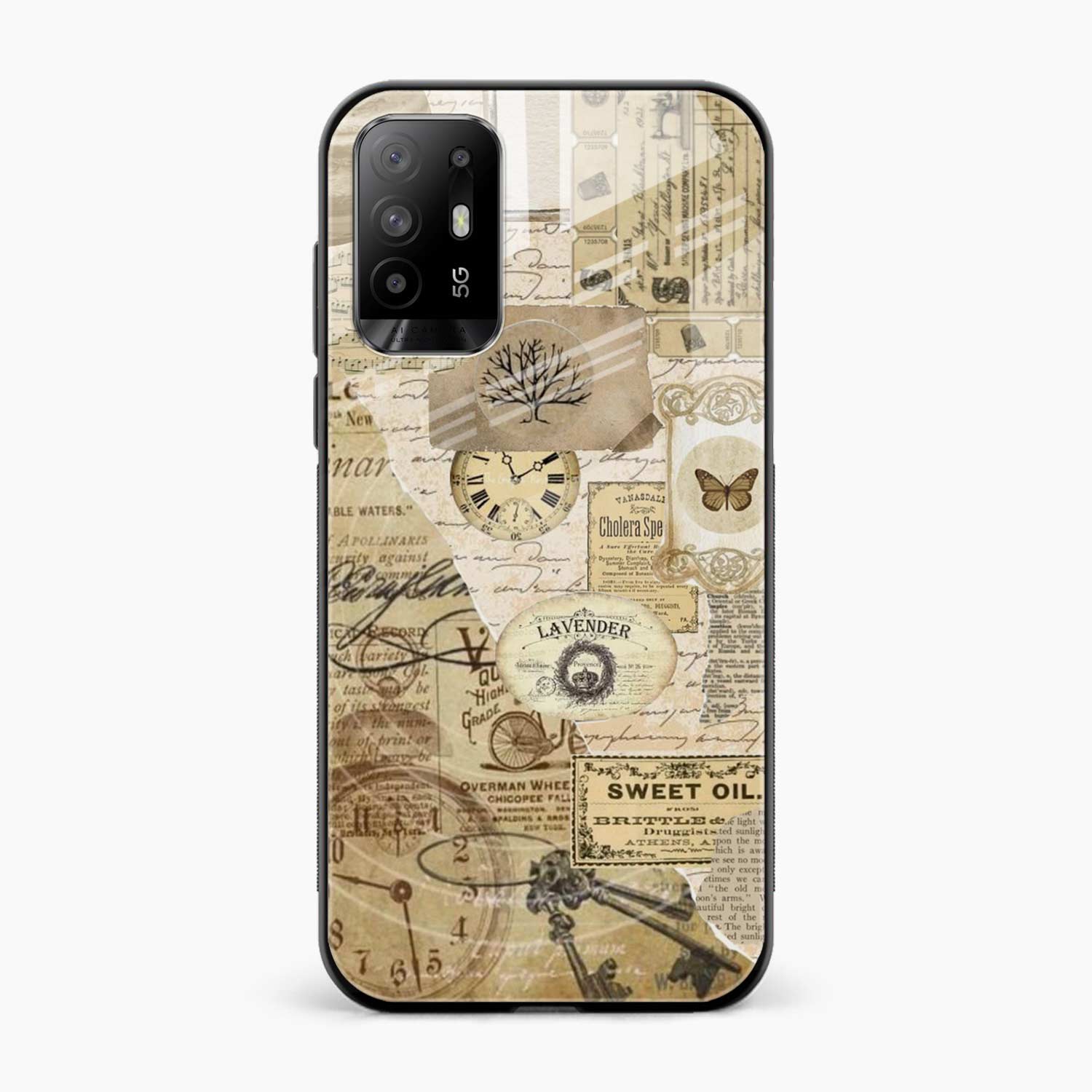 Vintage Oppo F19 Pro Plus Back Cover