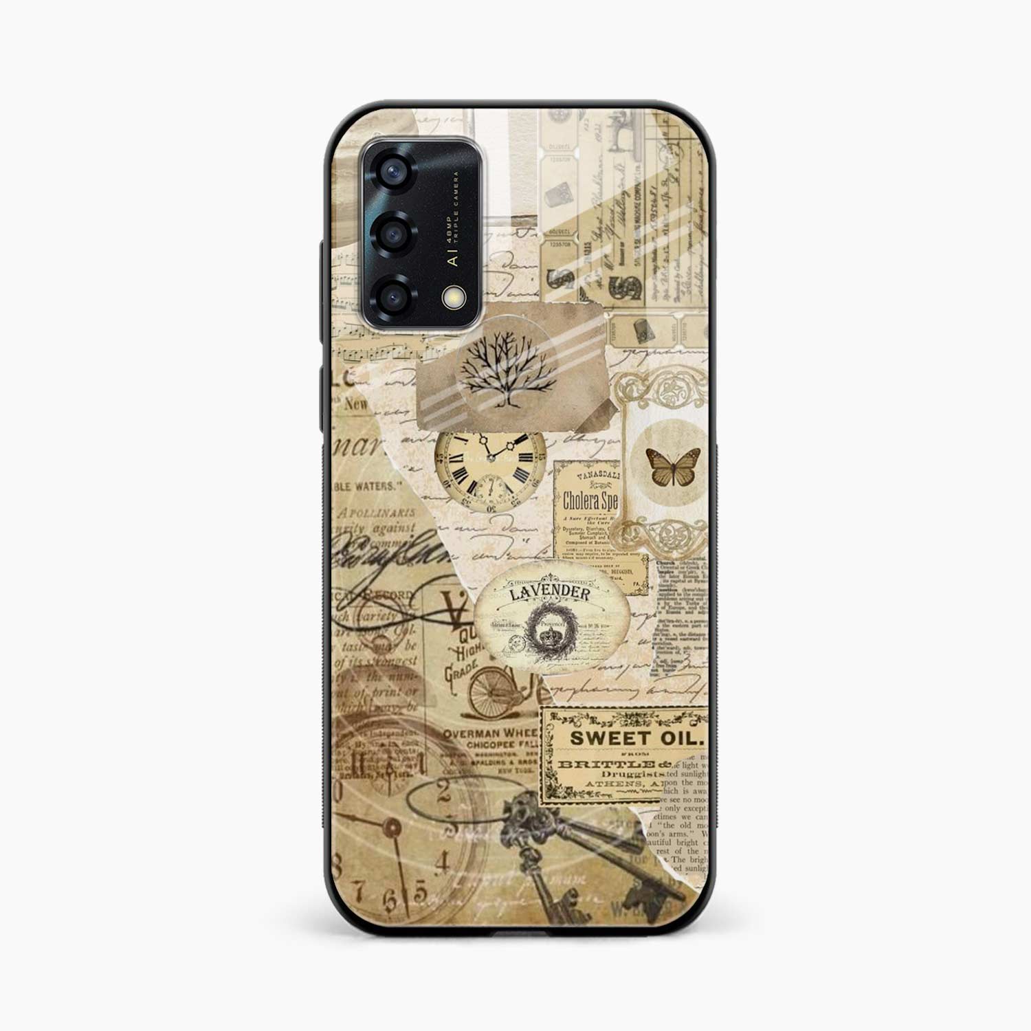 Vintage Oppo F19 Back Cover
