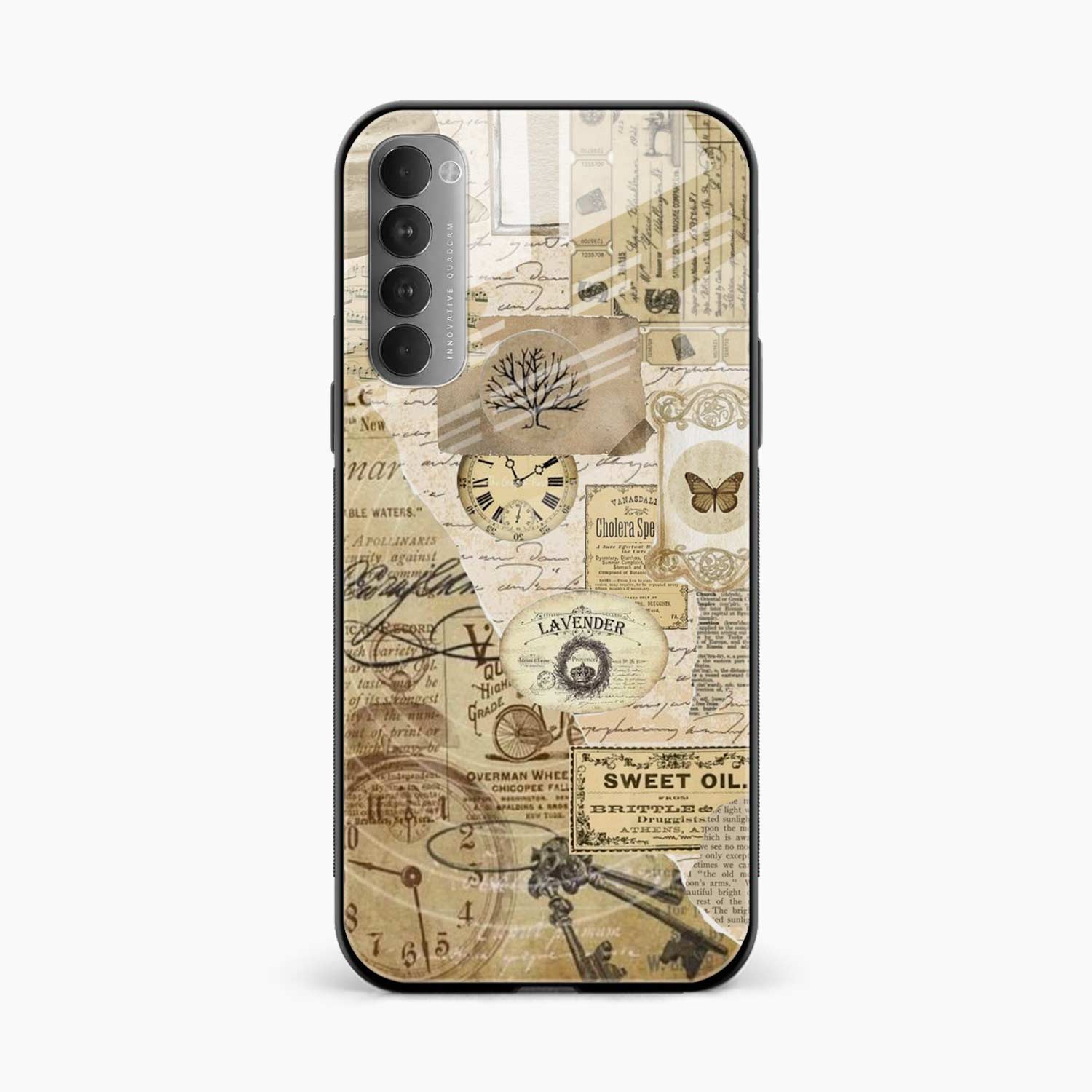 Vintage Oppo Reno 4 Pro 4G Back Cover