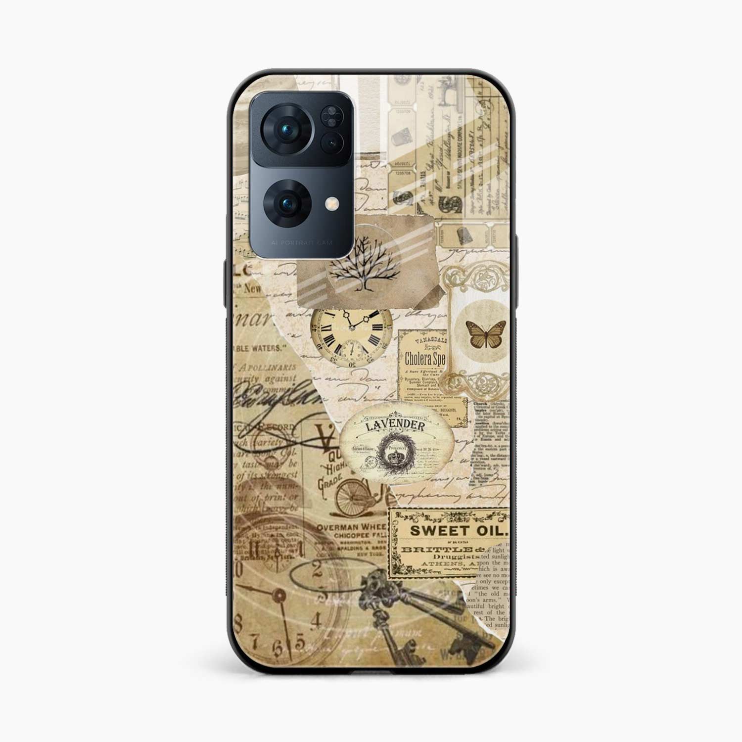 Vintage Oppo Reno 7 Pro Back Cover
