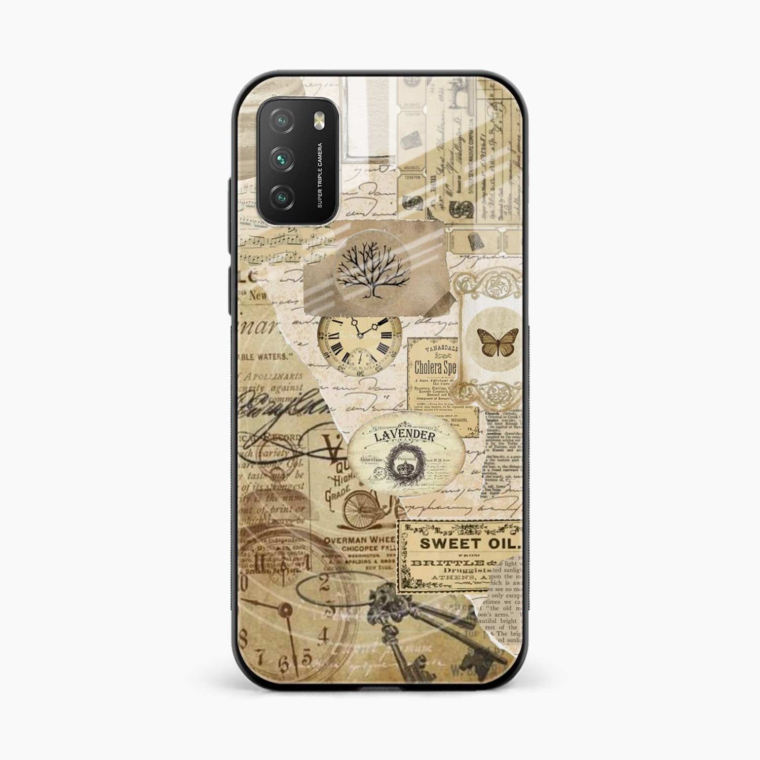 Vintage Poco M3 Back Cover