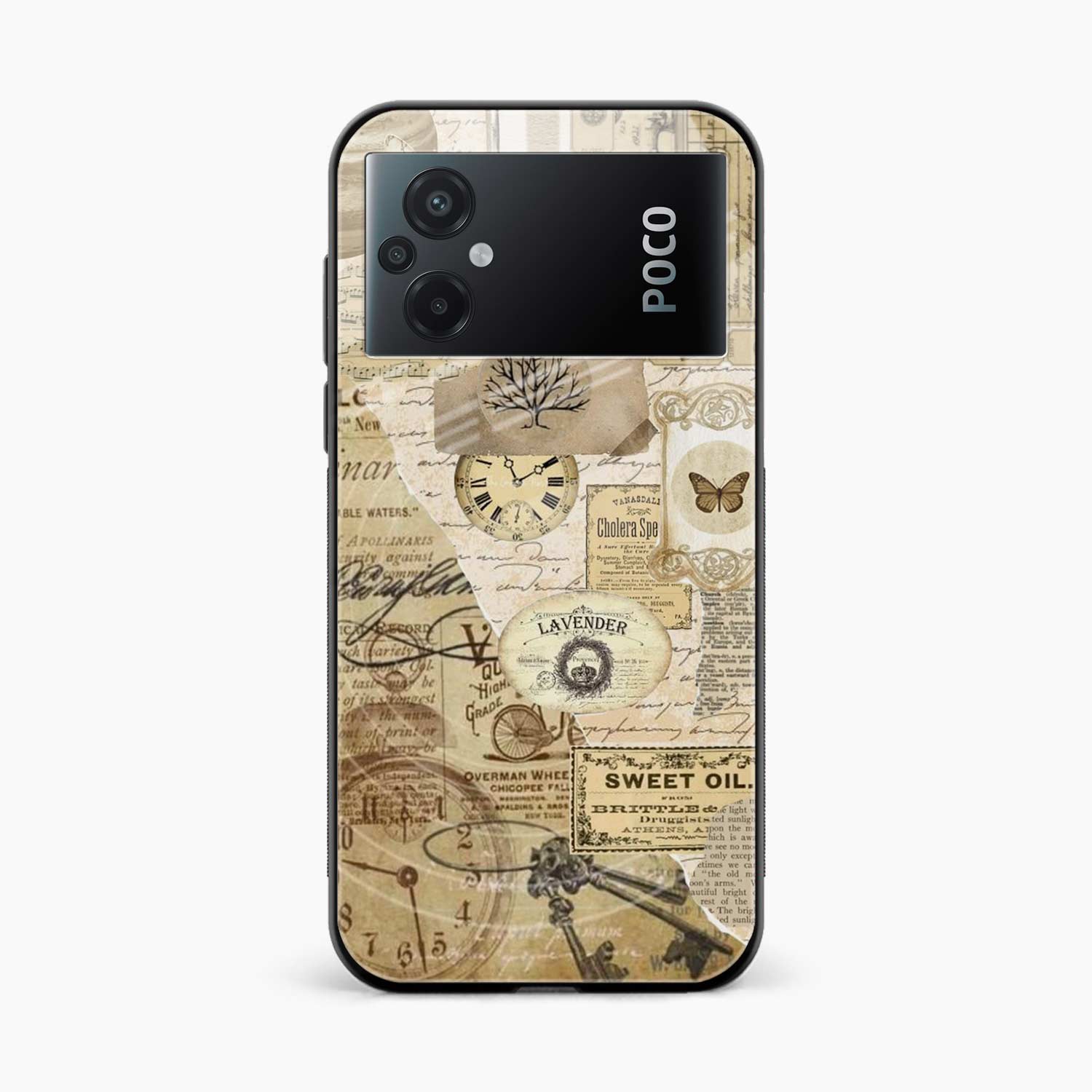 Vintage Poco M5 Back Cover