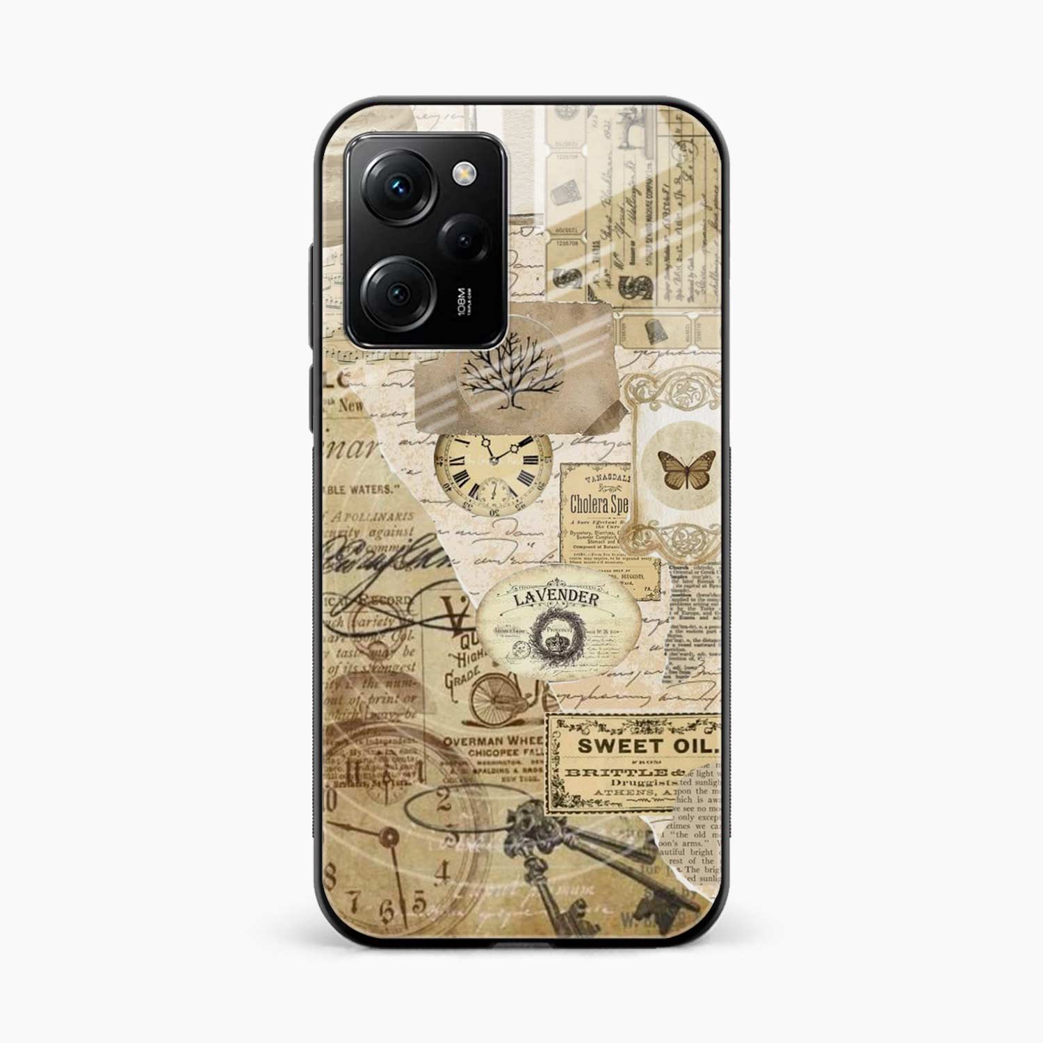 Vintage Poco X5 Pro Back Cover