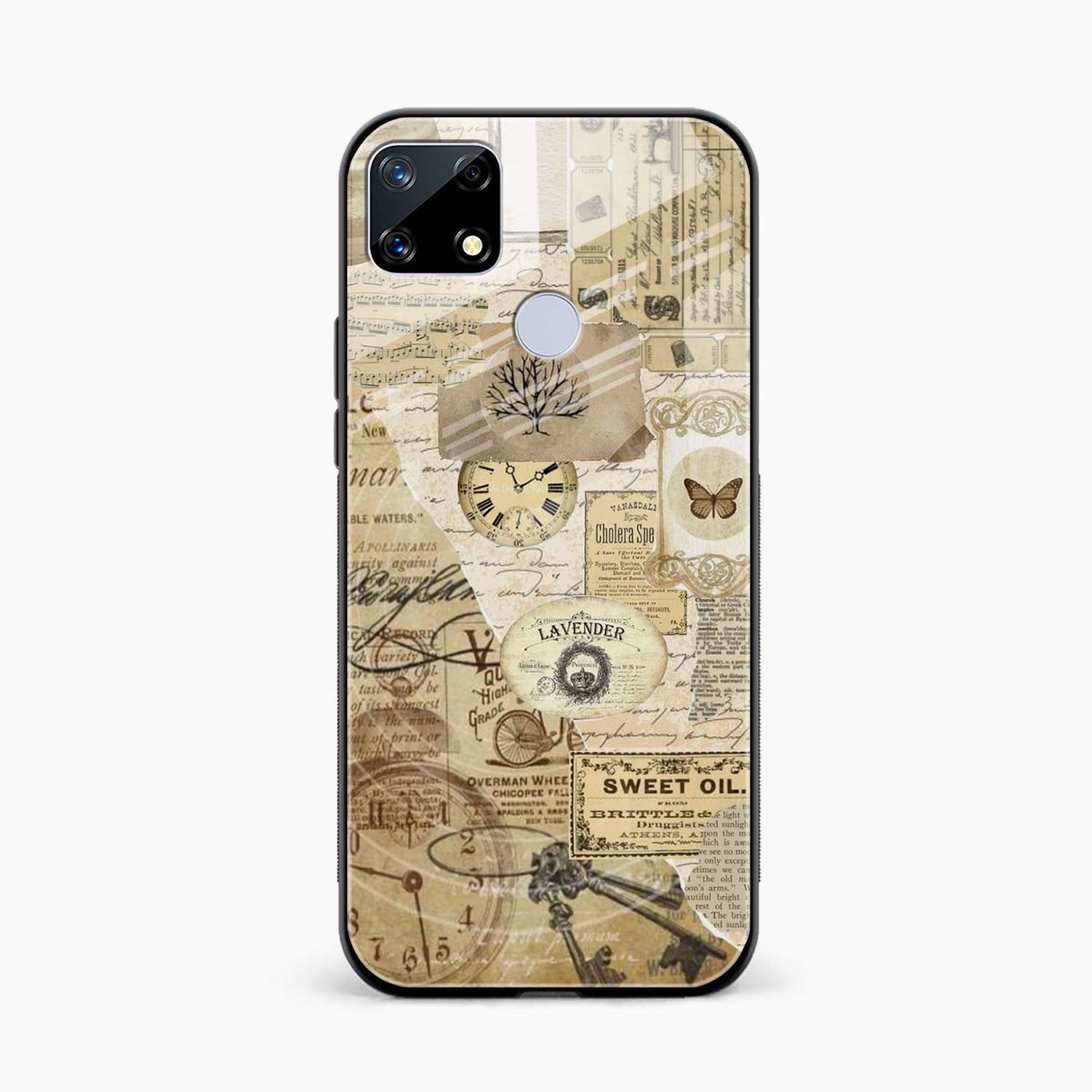 Vintage Realme C12 Back Cover