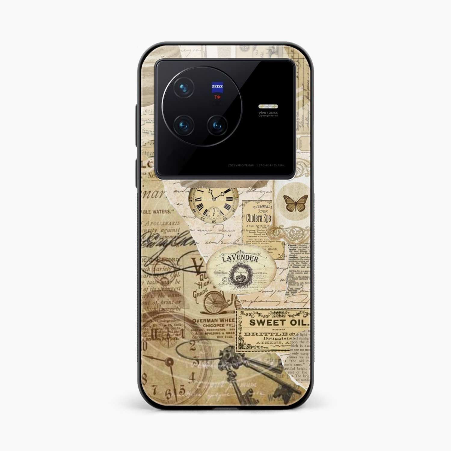 Vintage Vivo X80 Back Cover
