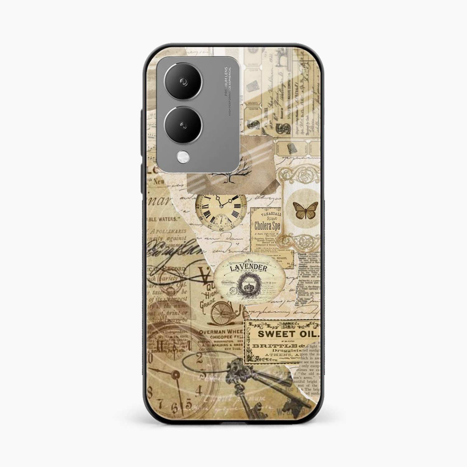Vintage Vivo Y17s Back Cover