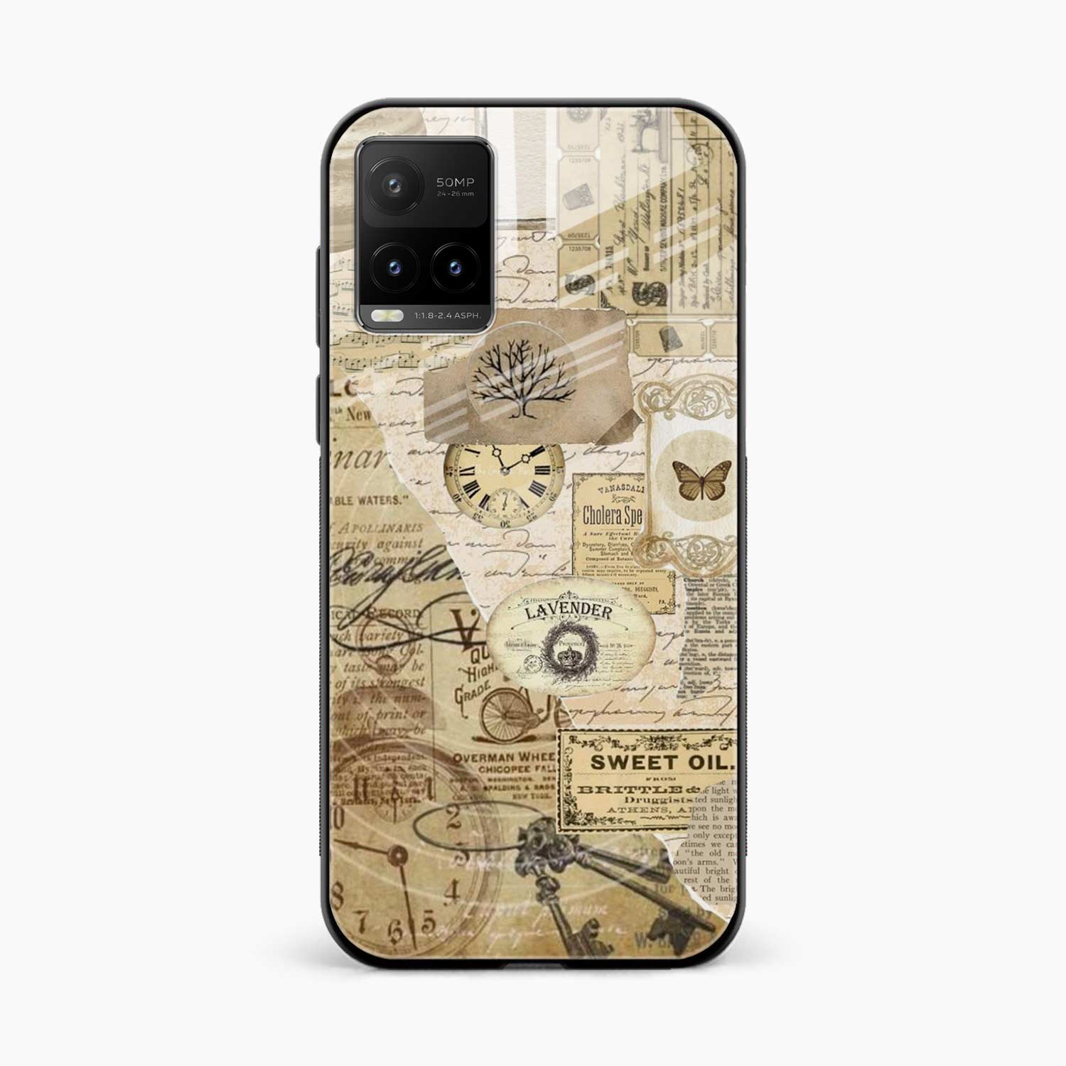 Vintage Vivo Y21 Back Cover