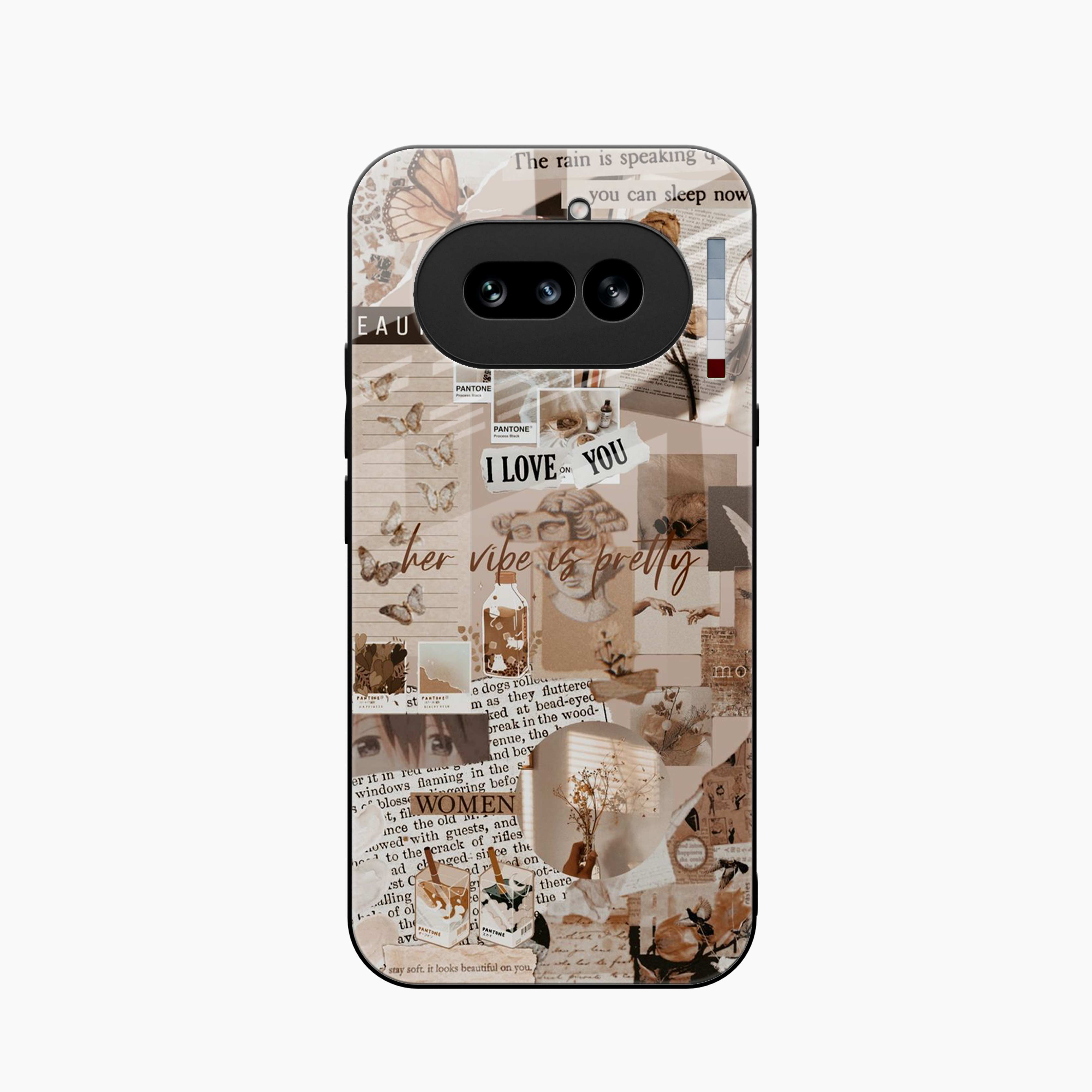 Aesthetic Vintage Nothing Phone 4a Back Cover