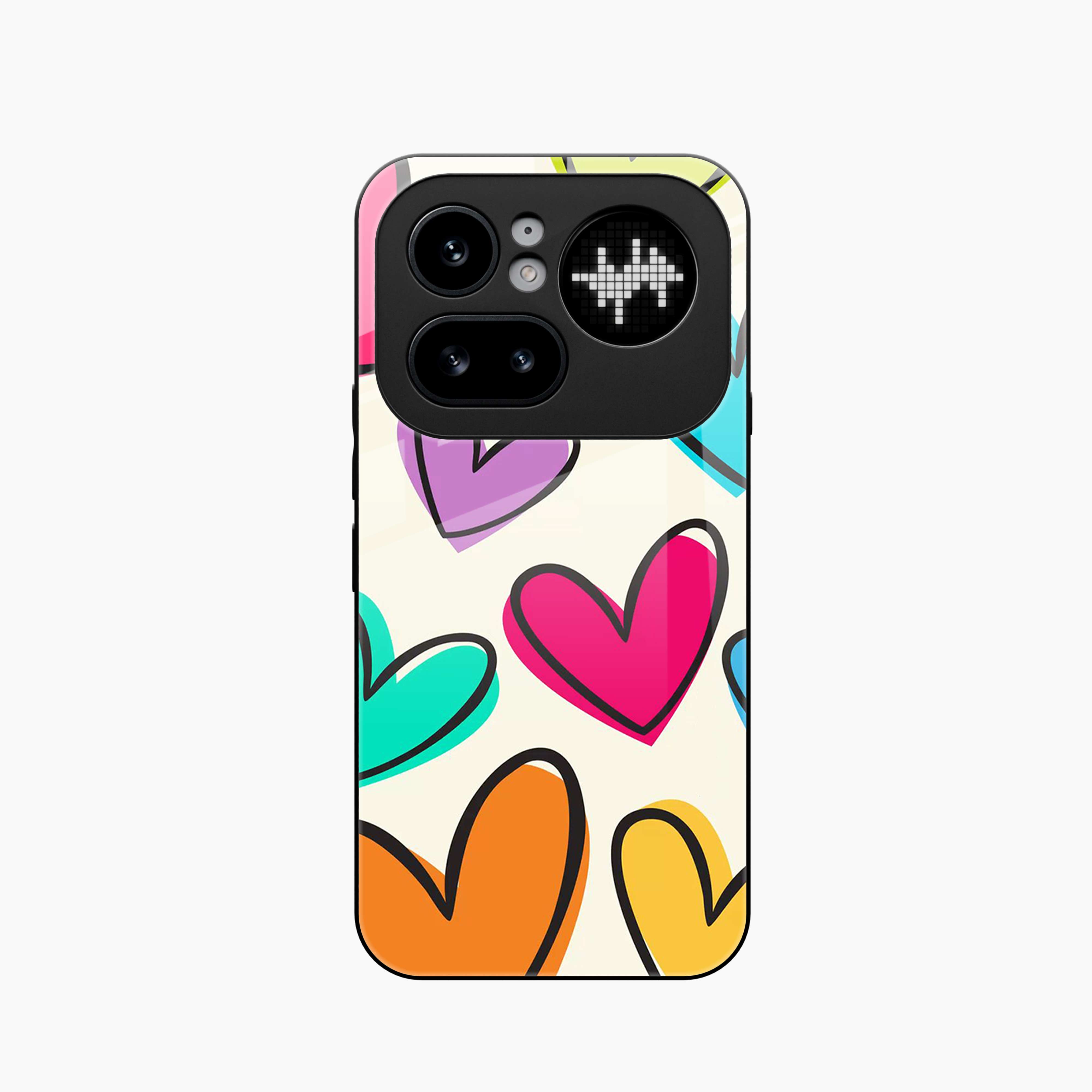 Colorful Hearts Nothing Phone 4a Pro Back Cover