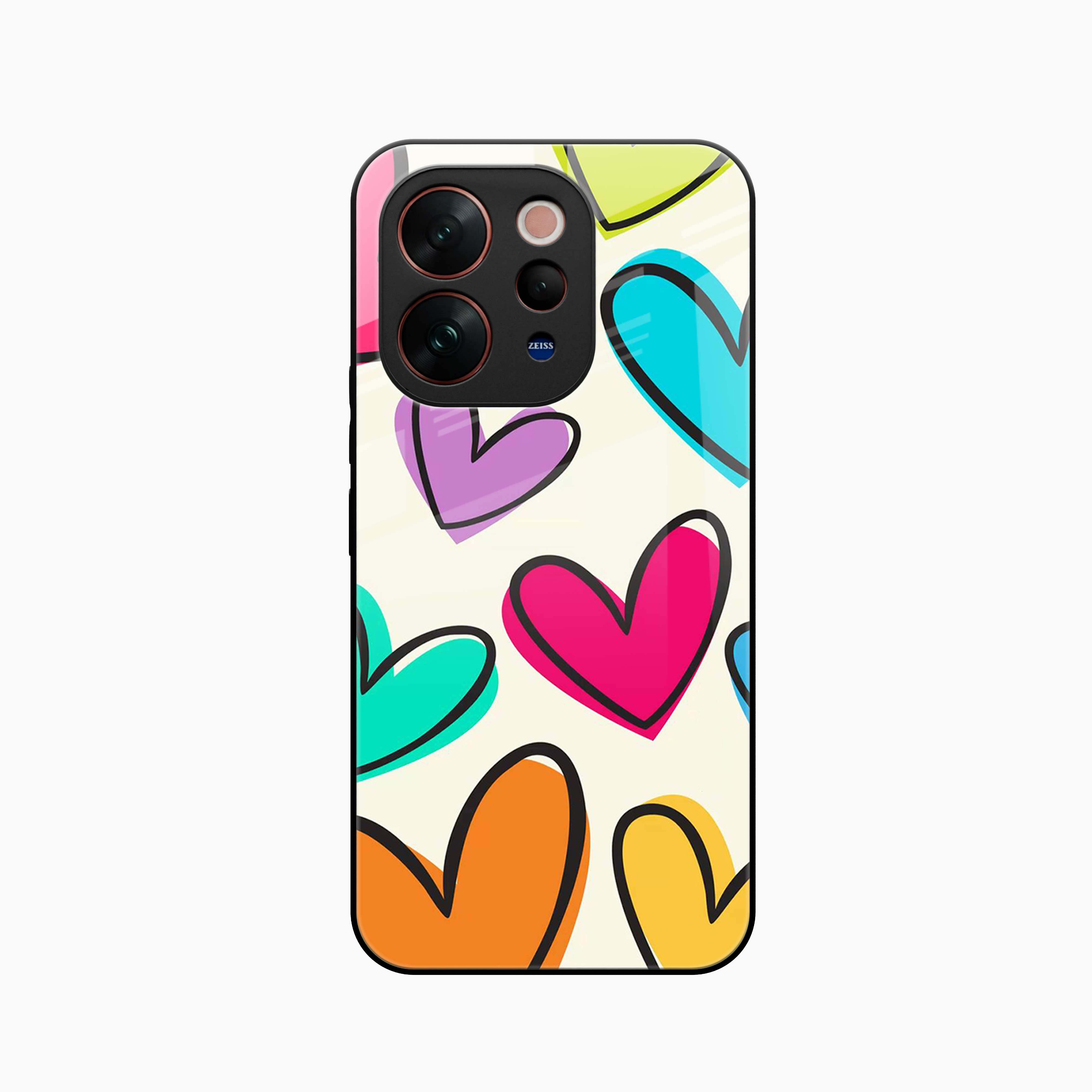 Colorful Hearts Vivo V70 Elite 5G Back Cover