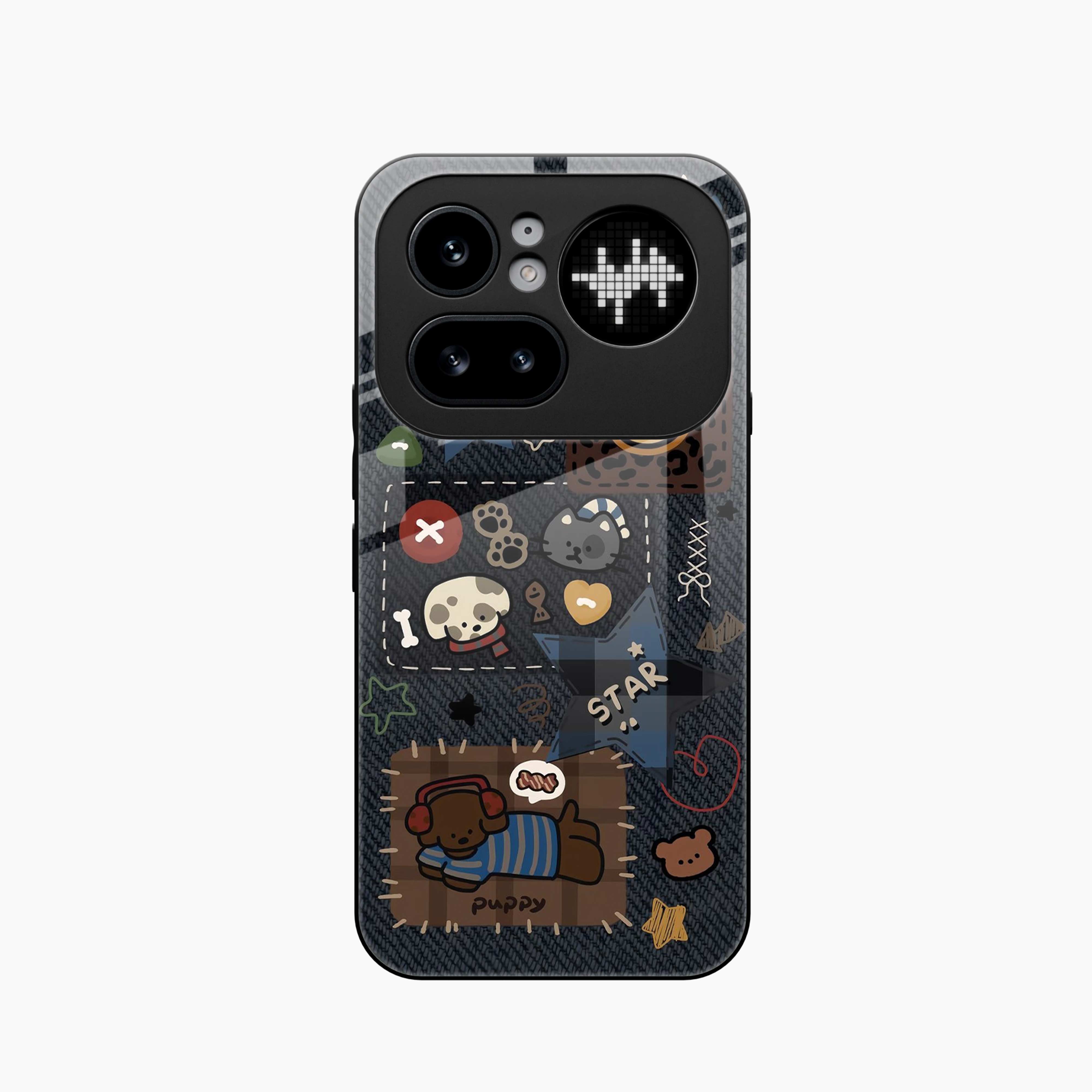 Cute Doodle Nothing Phone 4a Pro Back Cover