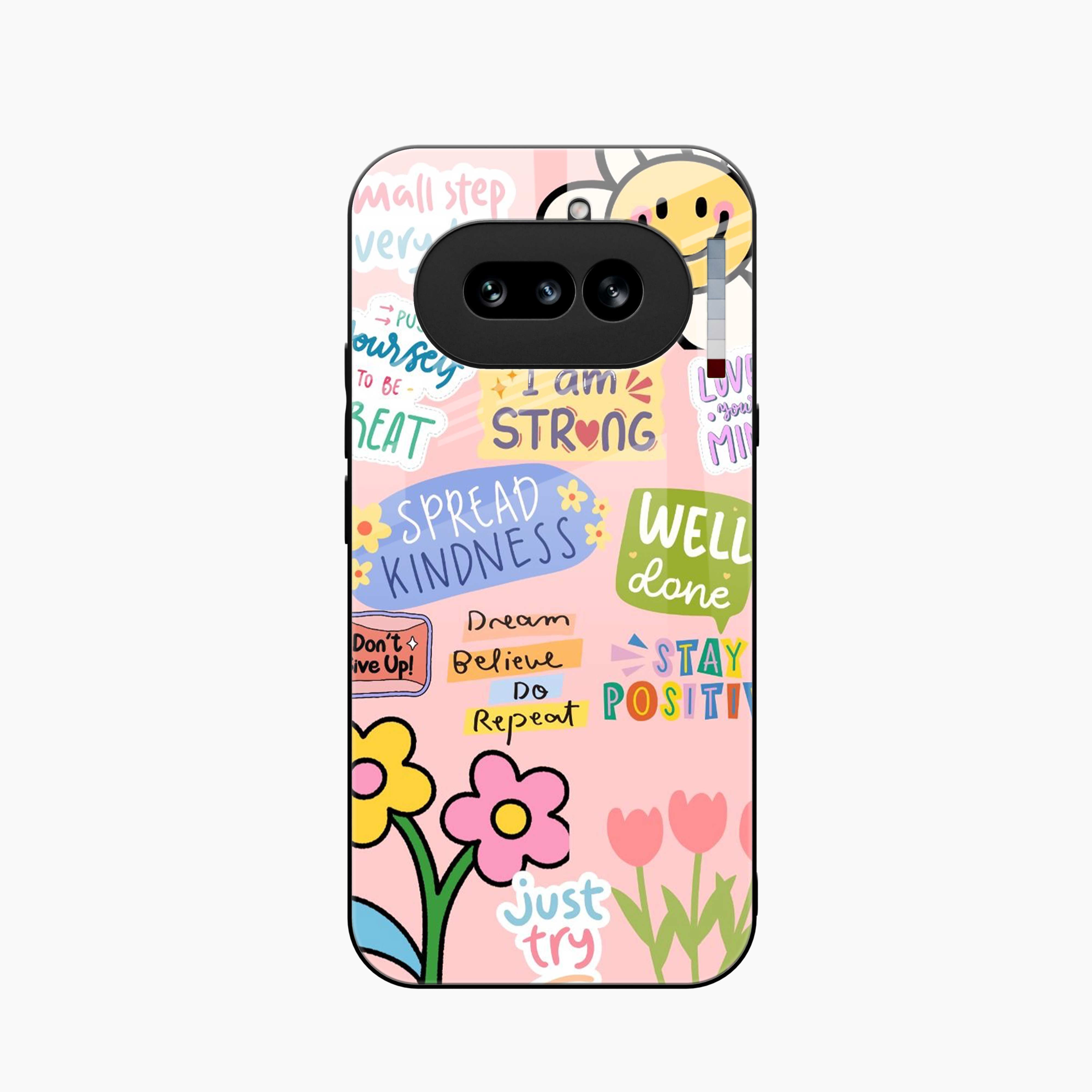 Stay Positive Nothing Phone 4a Back Cover