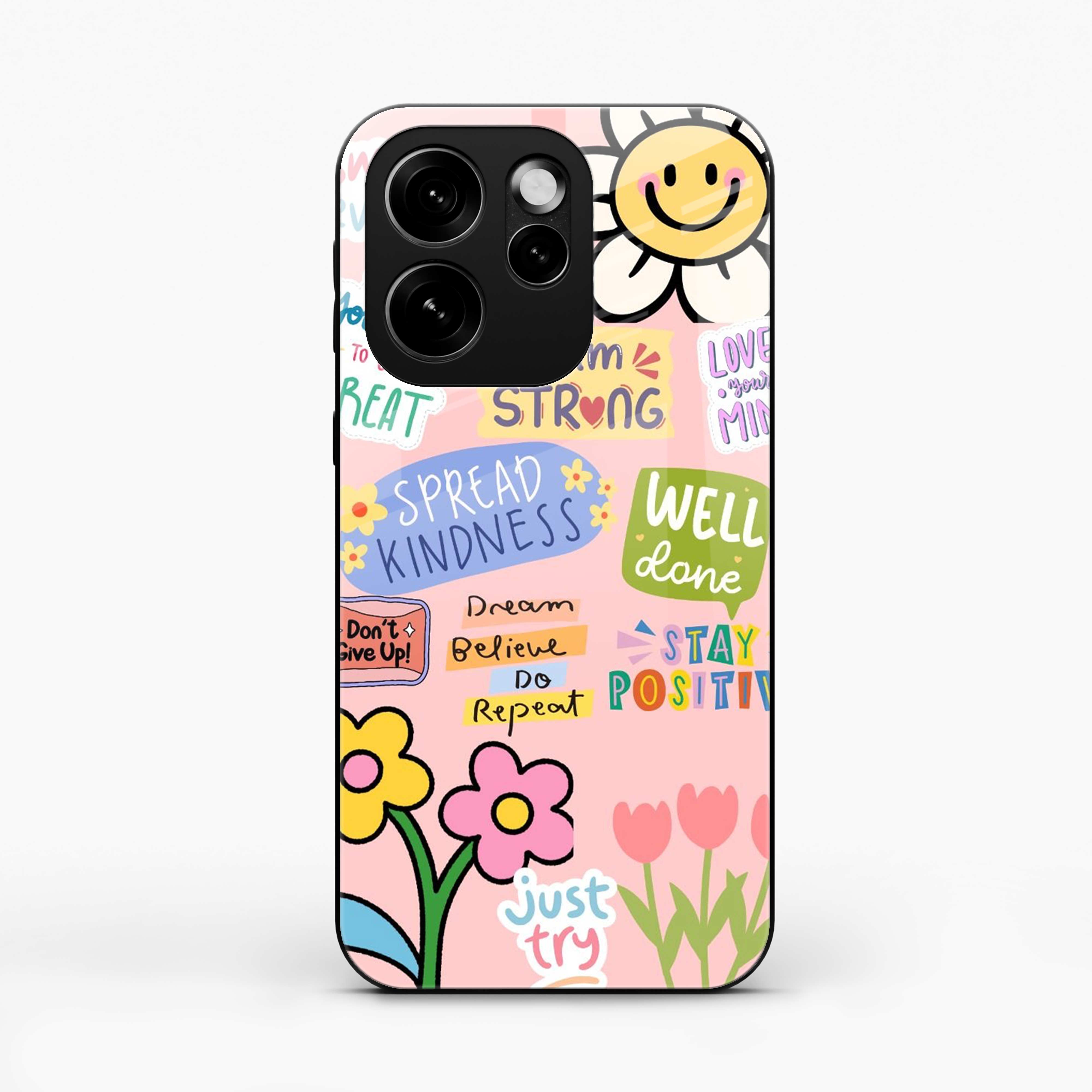 Stay Positive Oppo Reno 15c 5G Back Cover