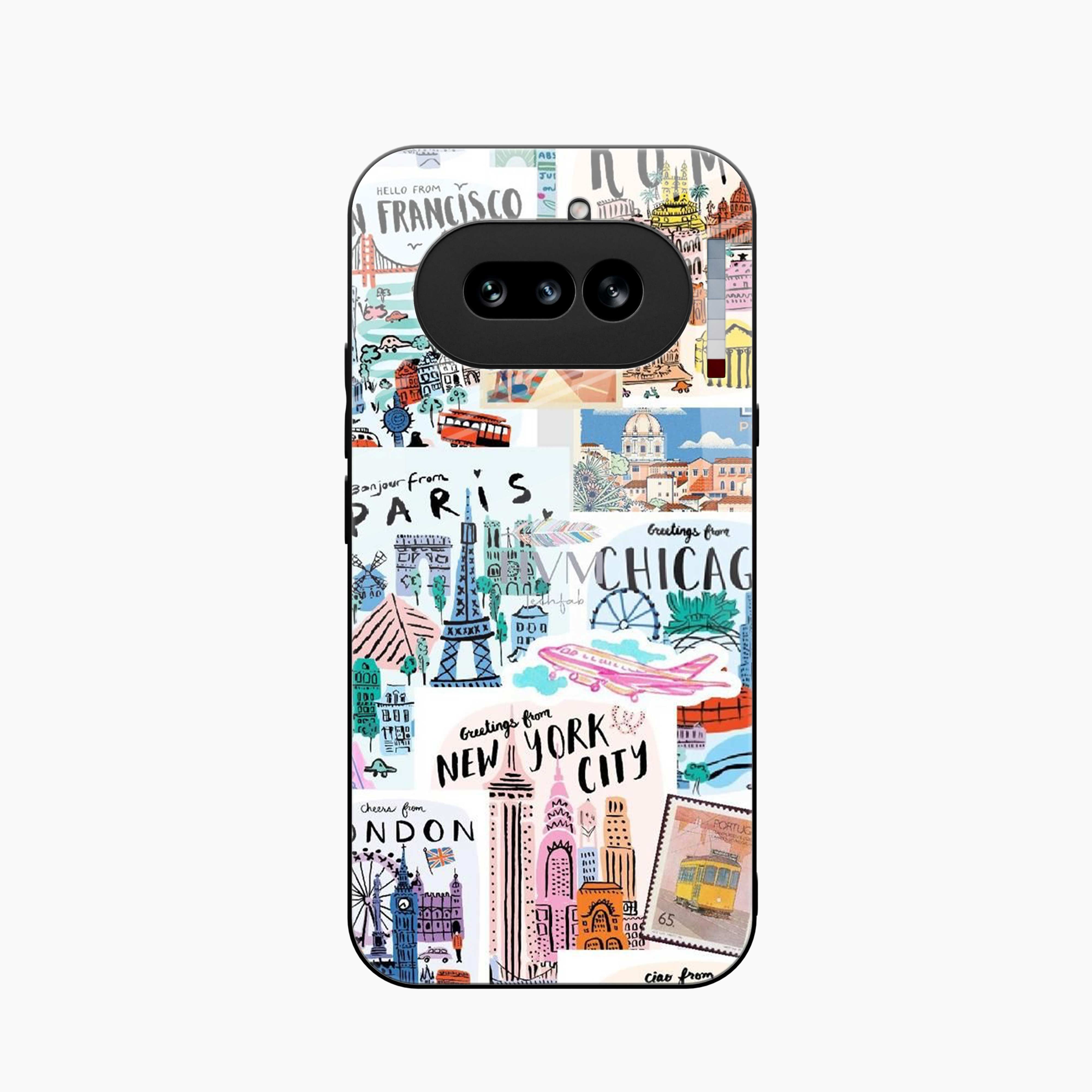 Traveler Nothing Phone 4a Back Cover