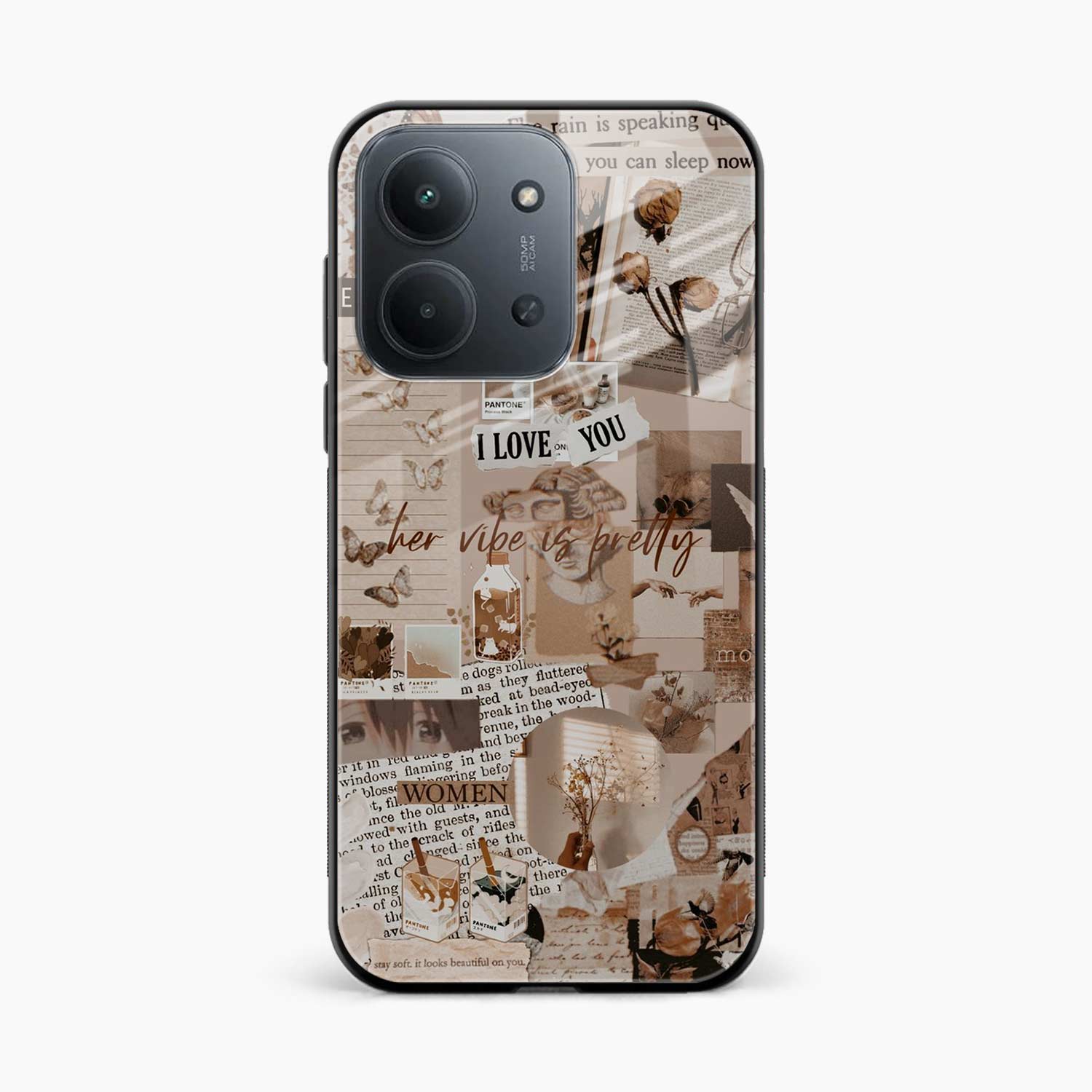 Aesthetic Vintage Redmi 15c 5G Back Cover