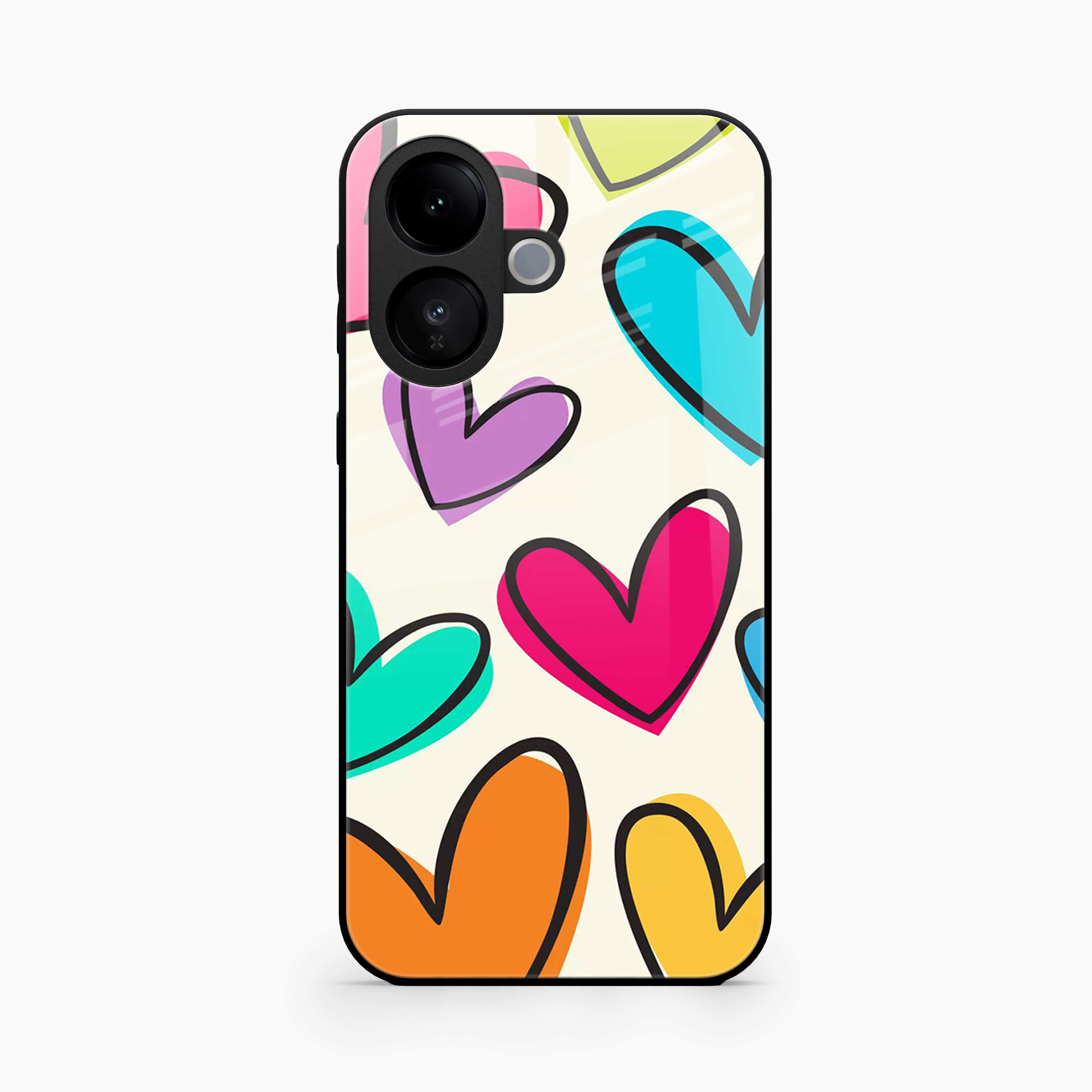 Colorful Hearts Vivo V60 Lite 5G Back Cover