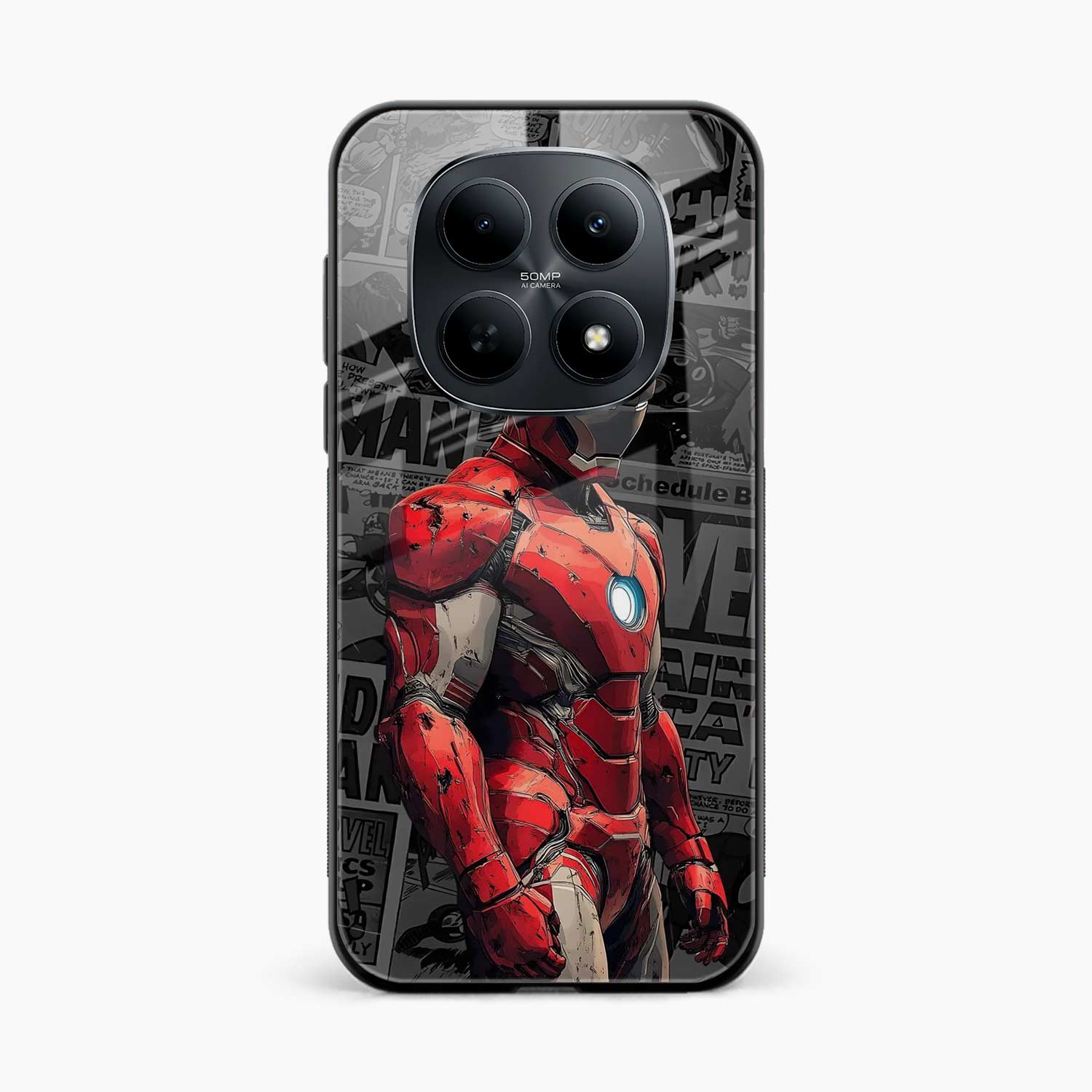 Iron Man Poco M8 5G Back Cover