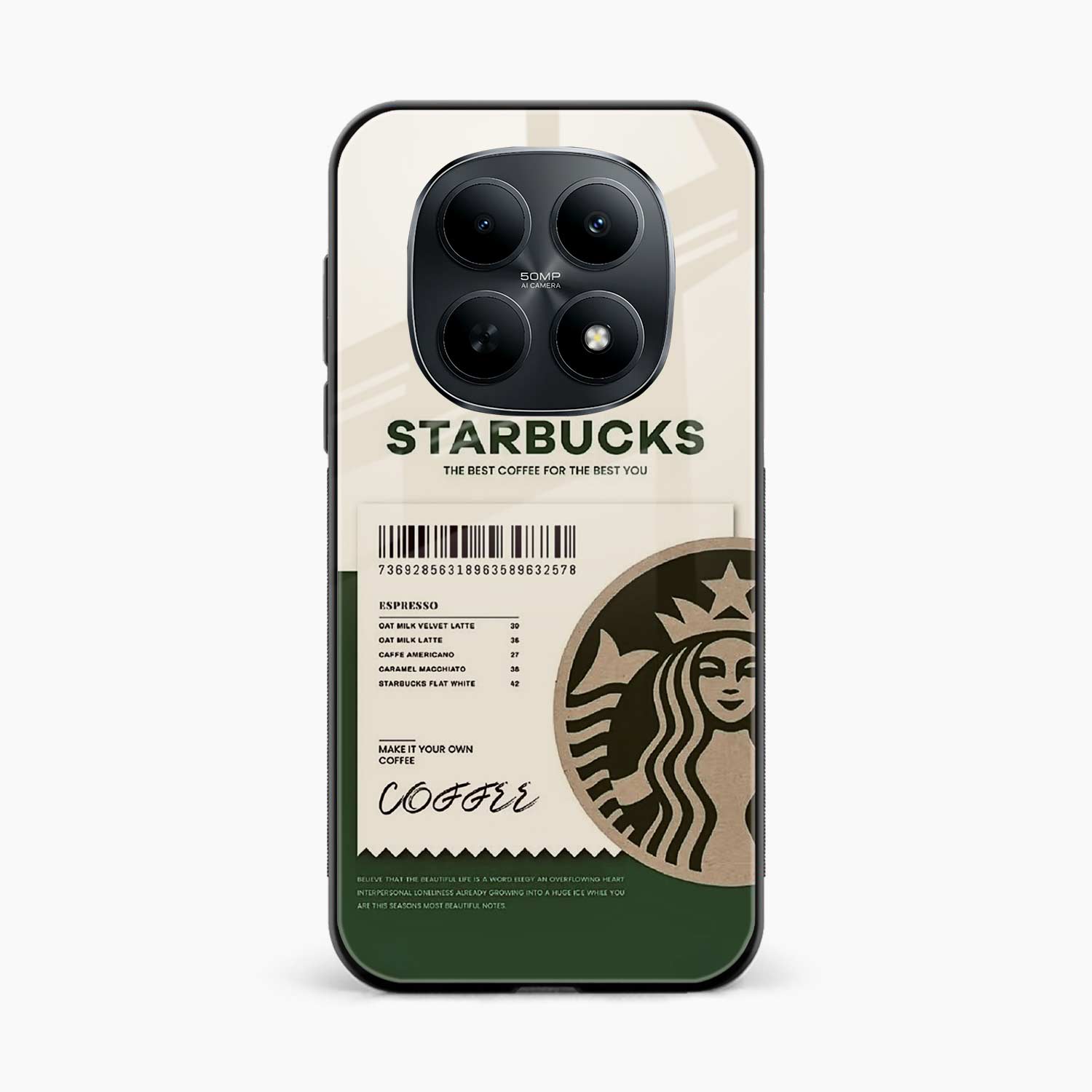 Starbucks Poco M8 5G Back Cover