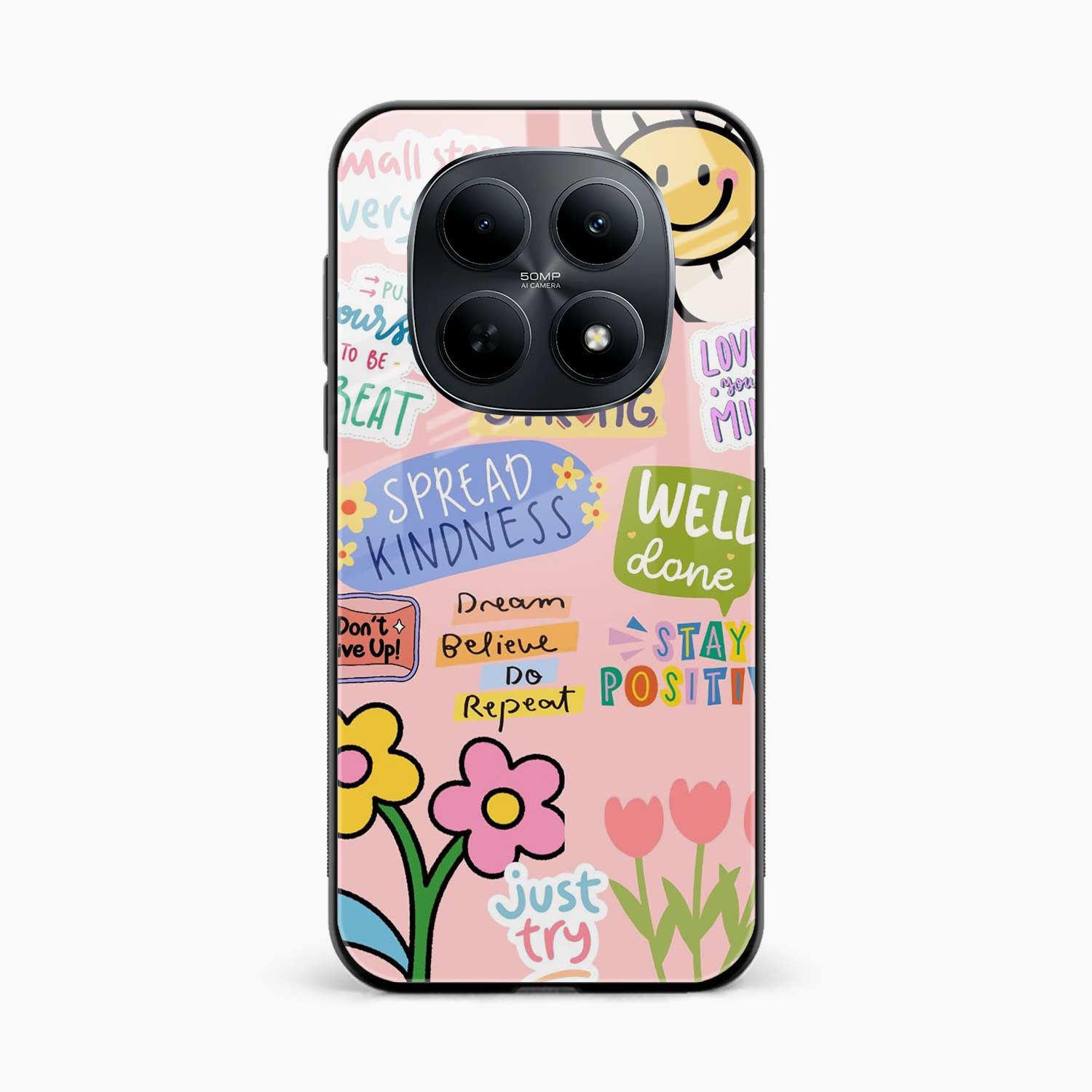 Stay Positive Poco M8 5G Back Cover