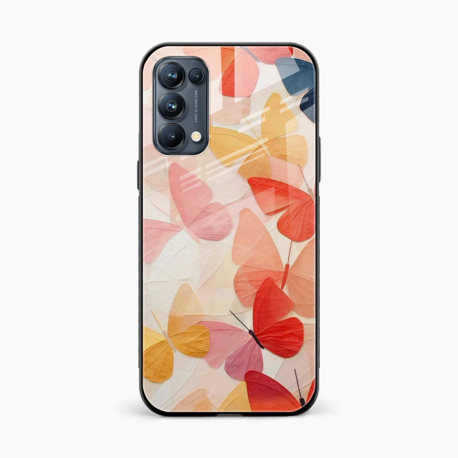 Butterfly Oppo Reno 5 Back Cover