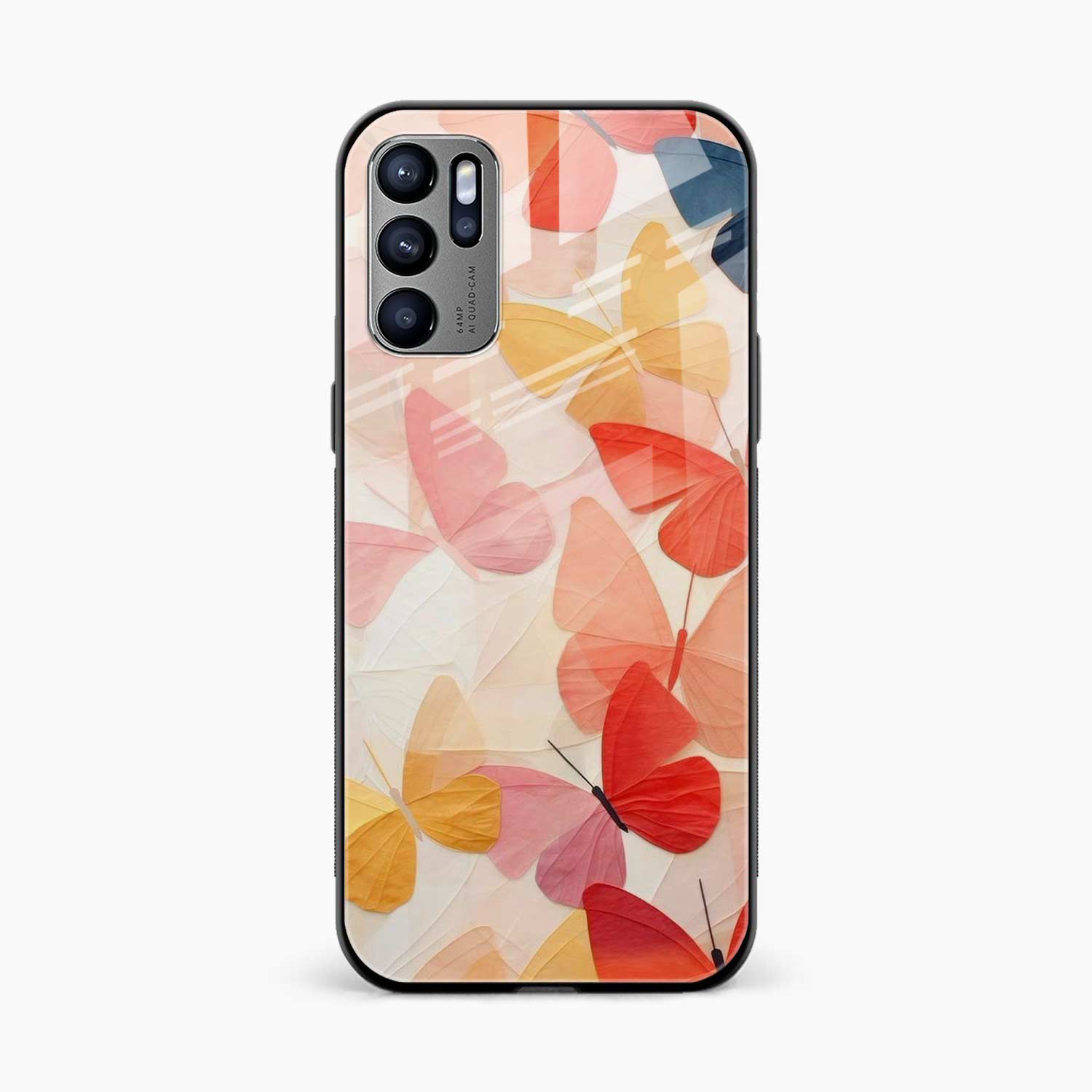 Butterfly Oppo Reno 6 Pro Back Cover