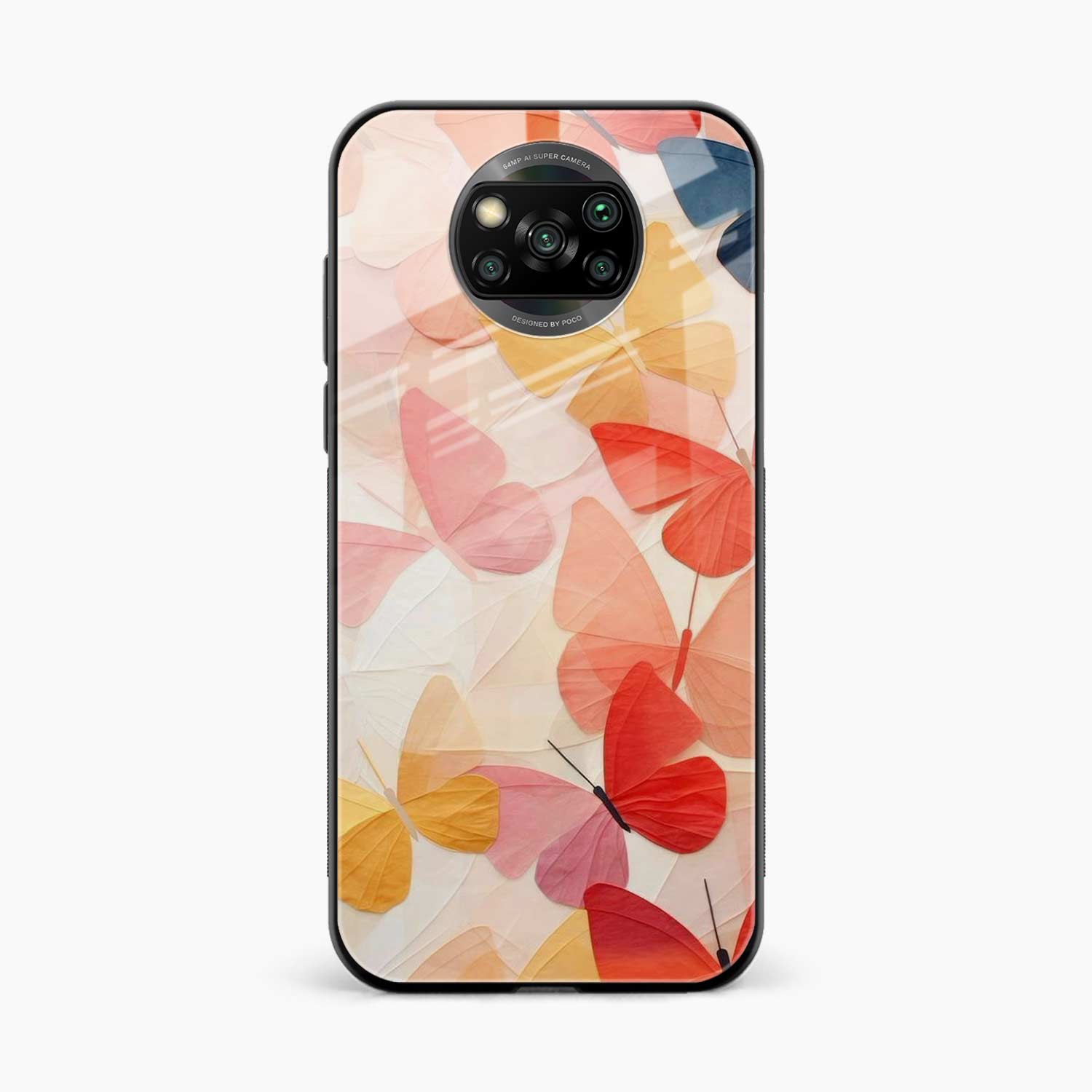 Butterfly Poco X3 Back Cover
