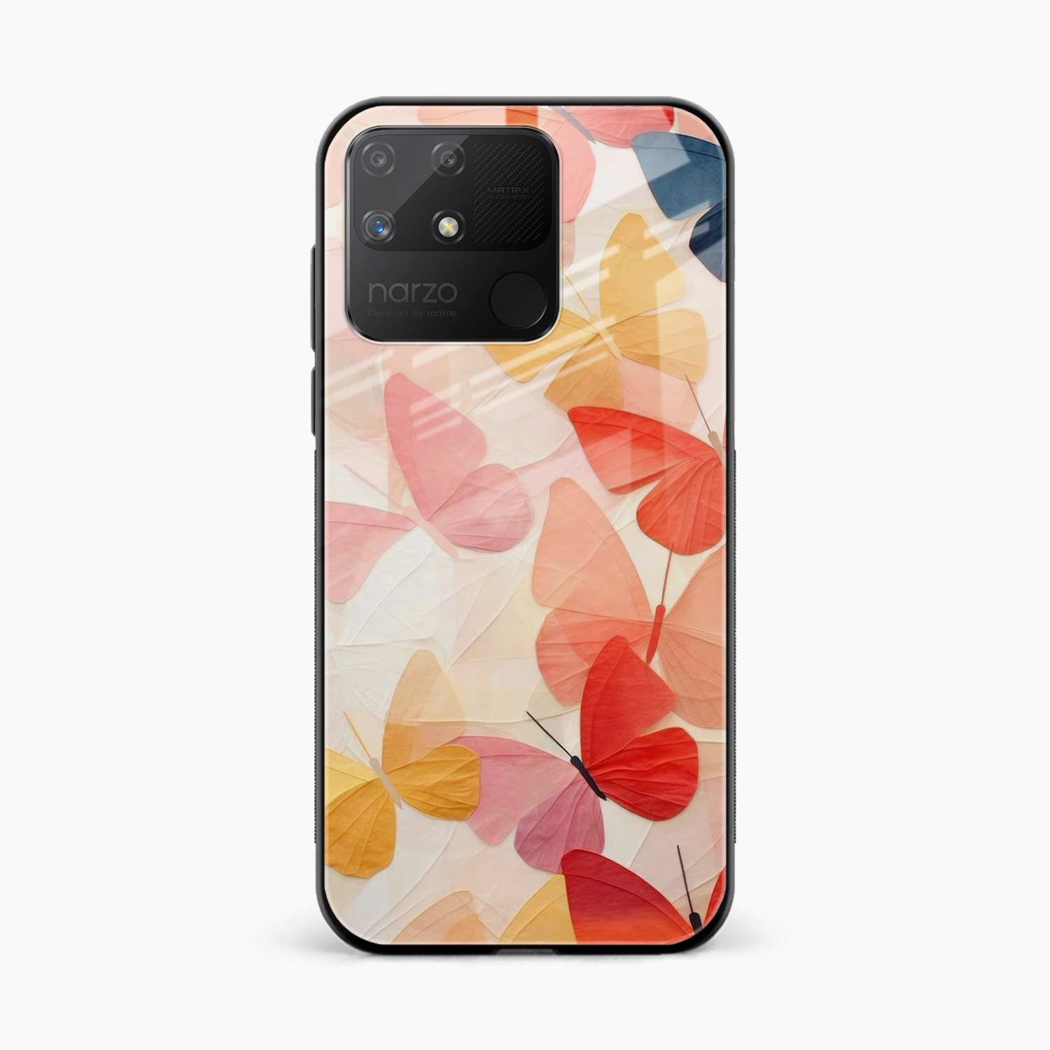 Butterfly Realme Narzo 50a Back Cover