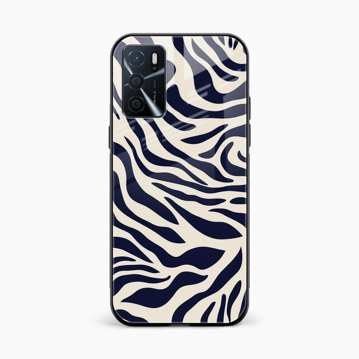 Zebra Oppo A16s Back Cover