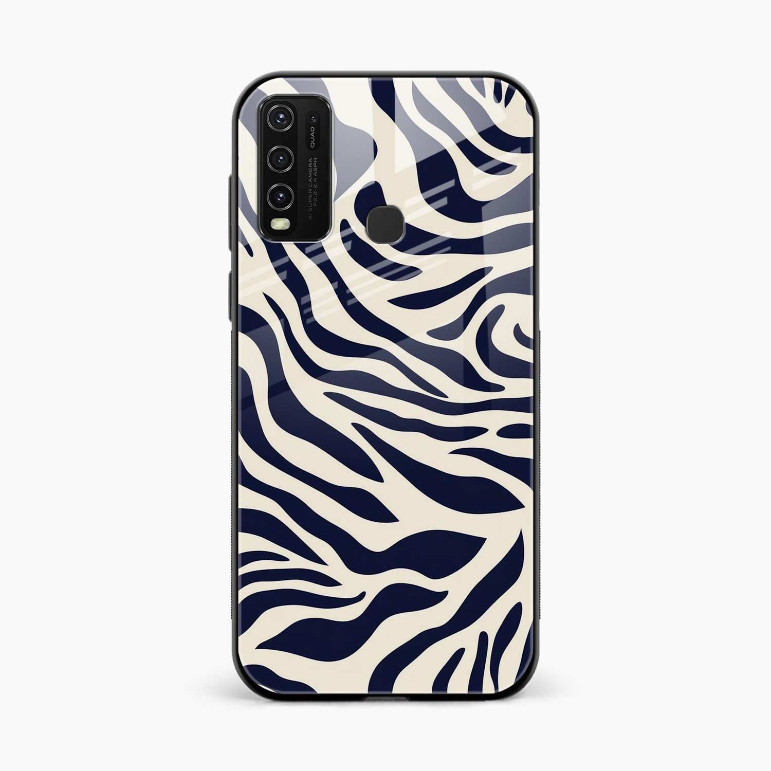 Zebra Vivo Y30 Back Cover