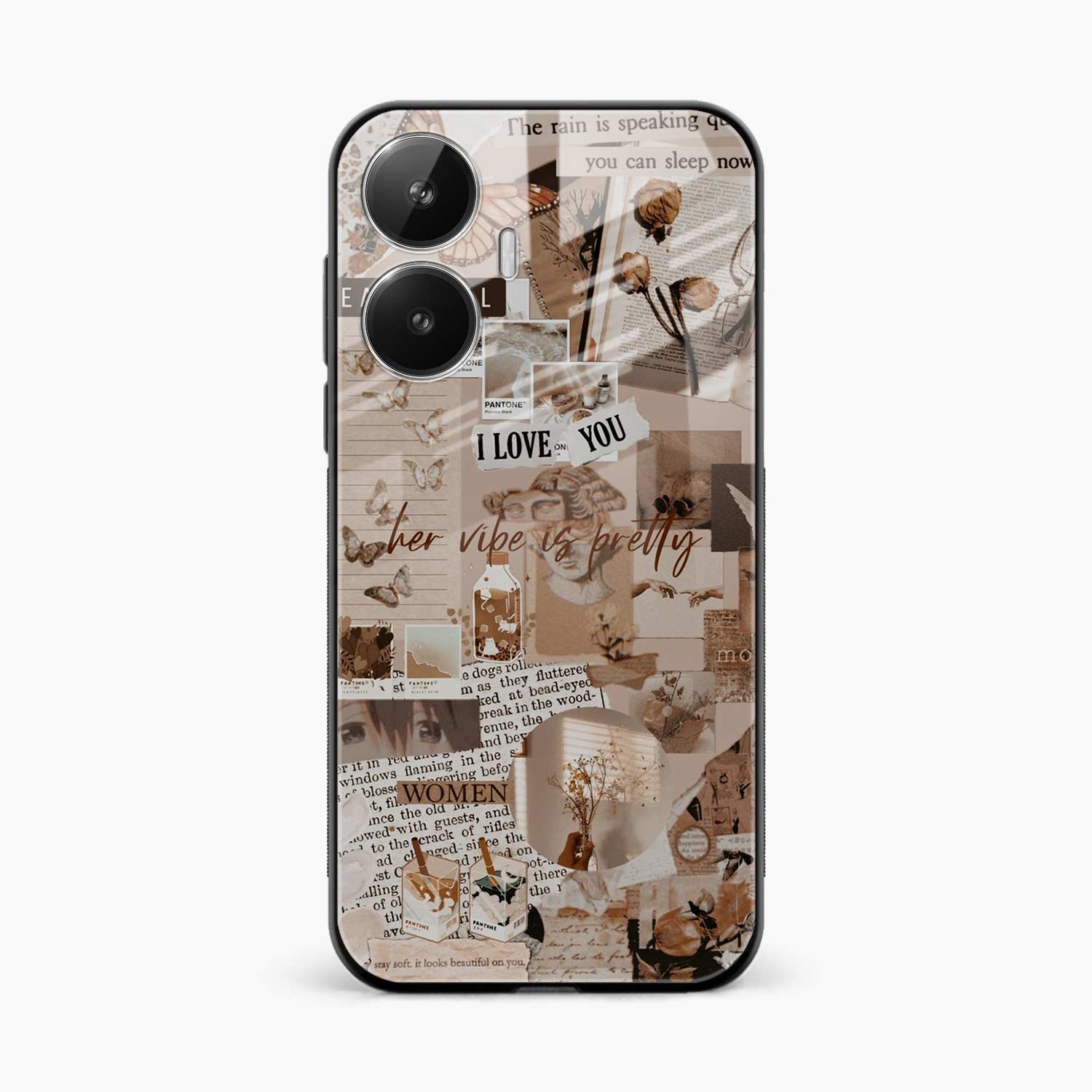 Aesthetic Vintage Realme Narzo N55 Back Cover