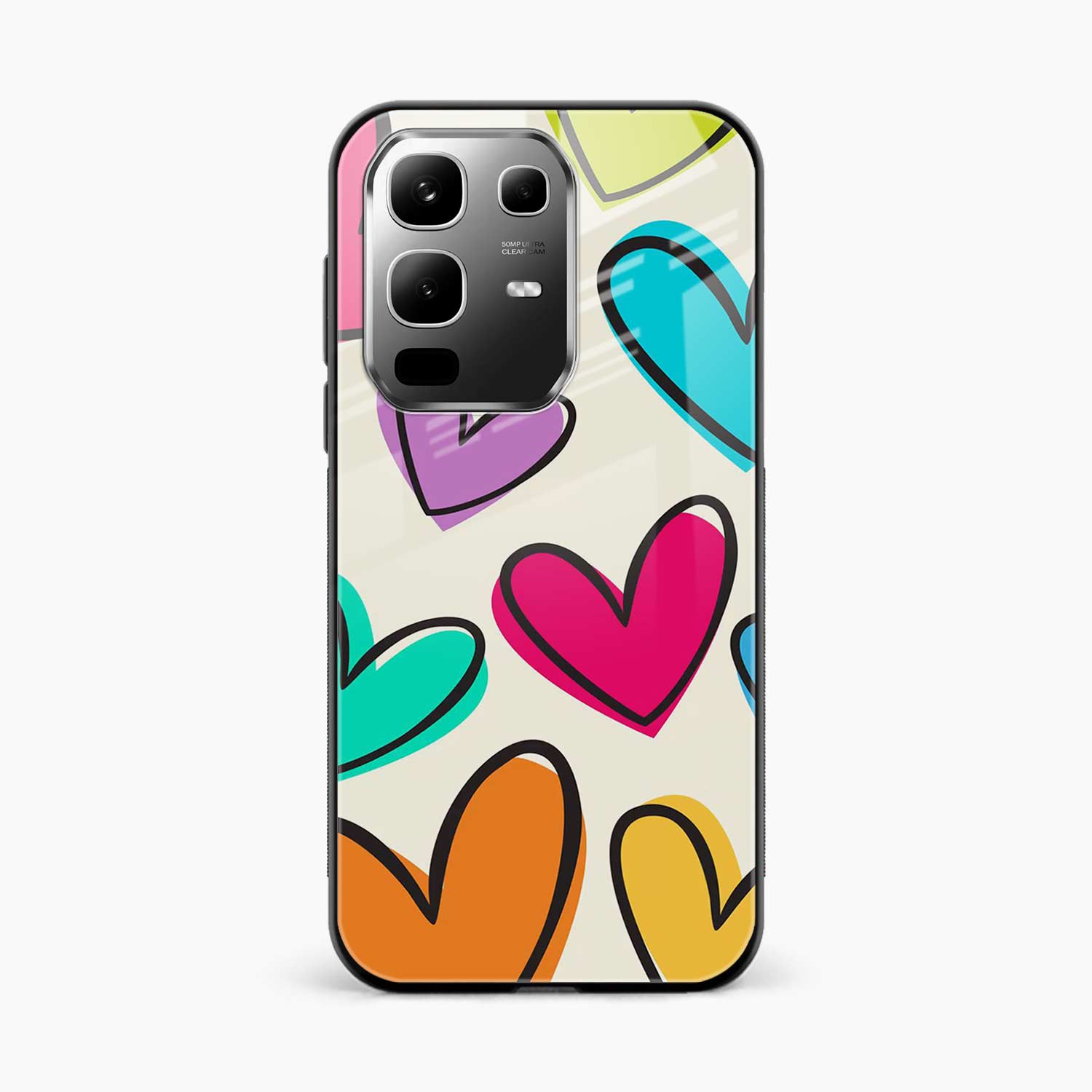 Colorful Hearts Infinix Note 50s 5G Plus Back Cover