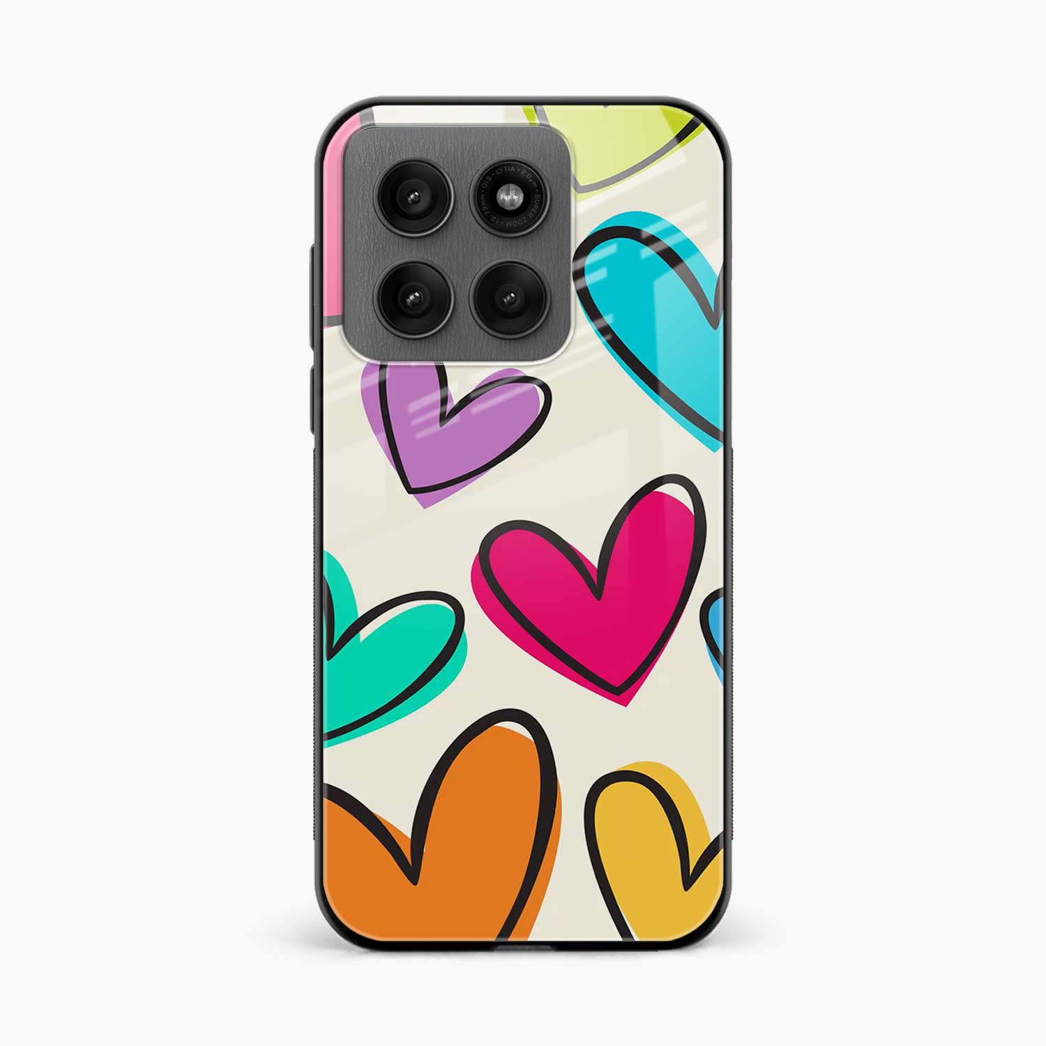 Colorful Hearts Motorola Edge 60 5G Back Cover