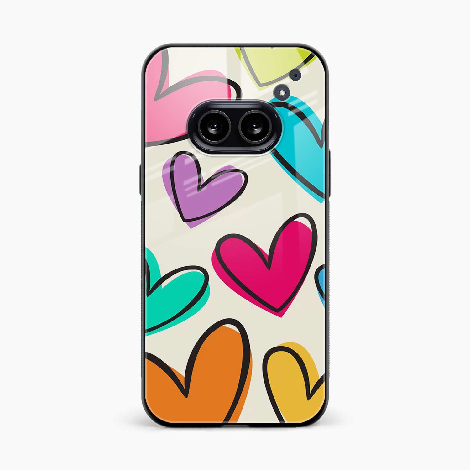 Colorful Hearts Nothing Phone 2a Plus Back Cover