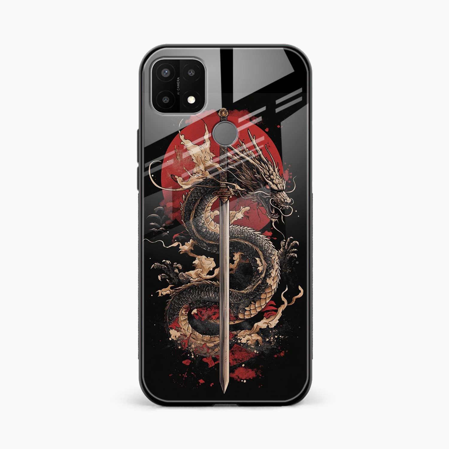 Dragon Blade Oppo A15s Back Cover