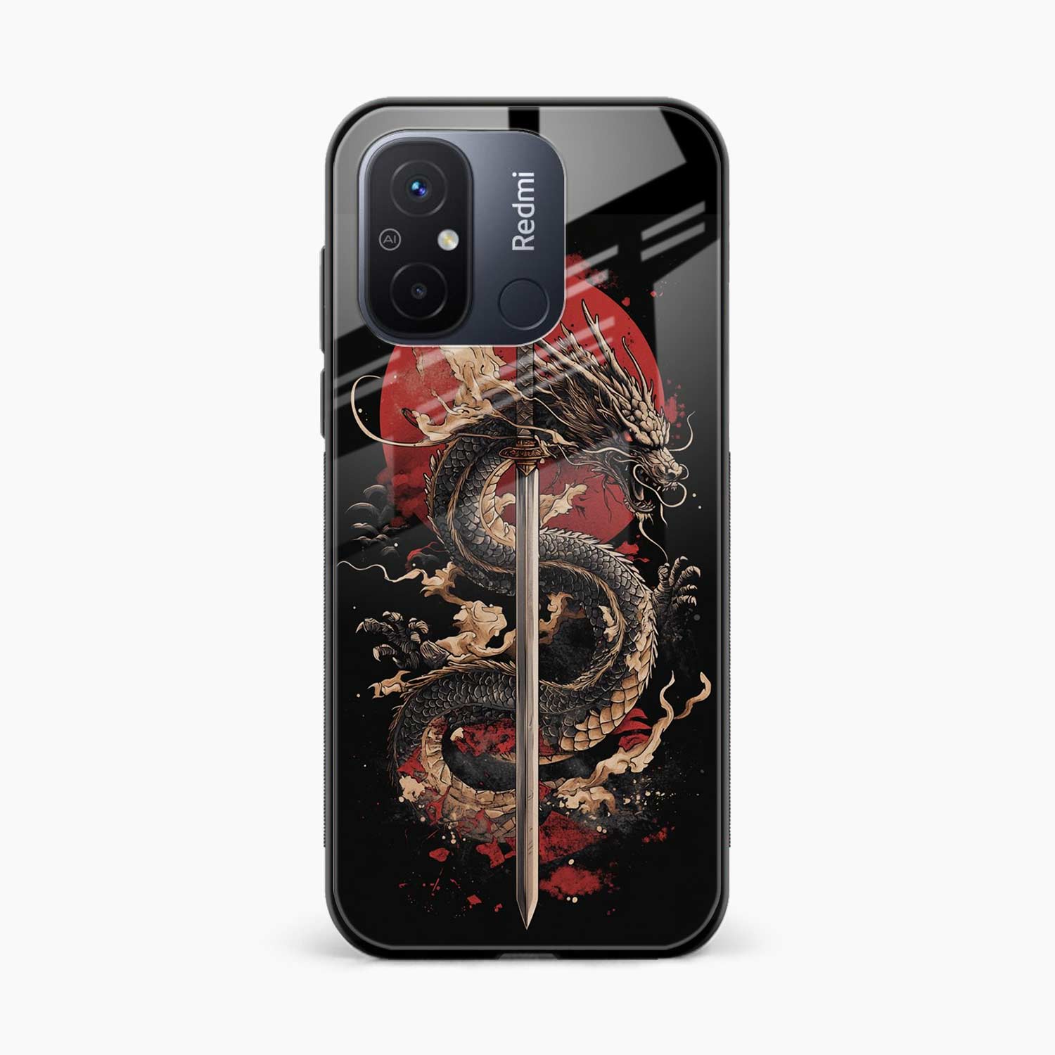 Dragon Blade Redmi 12c Back Cover