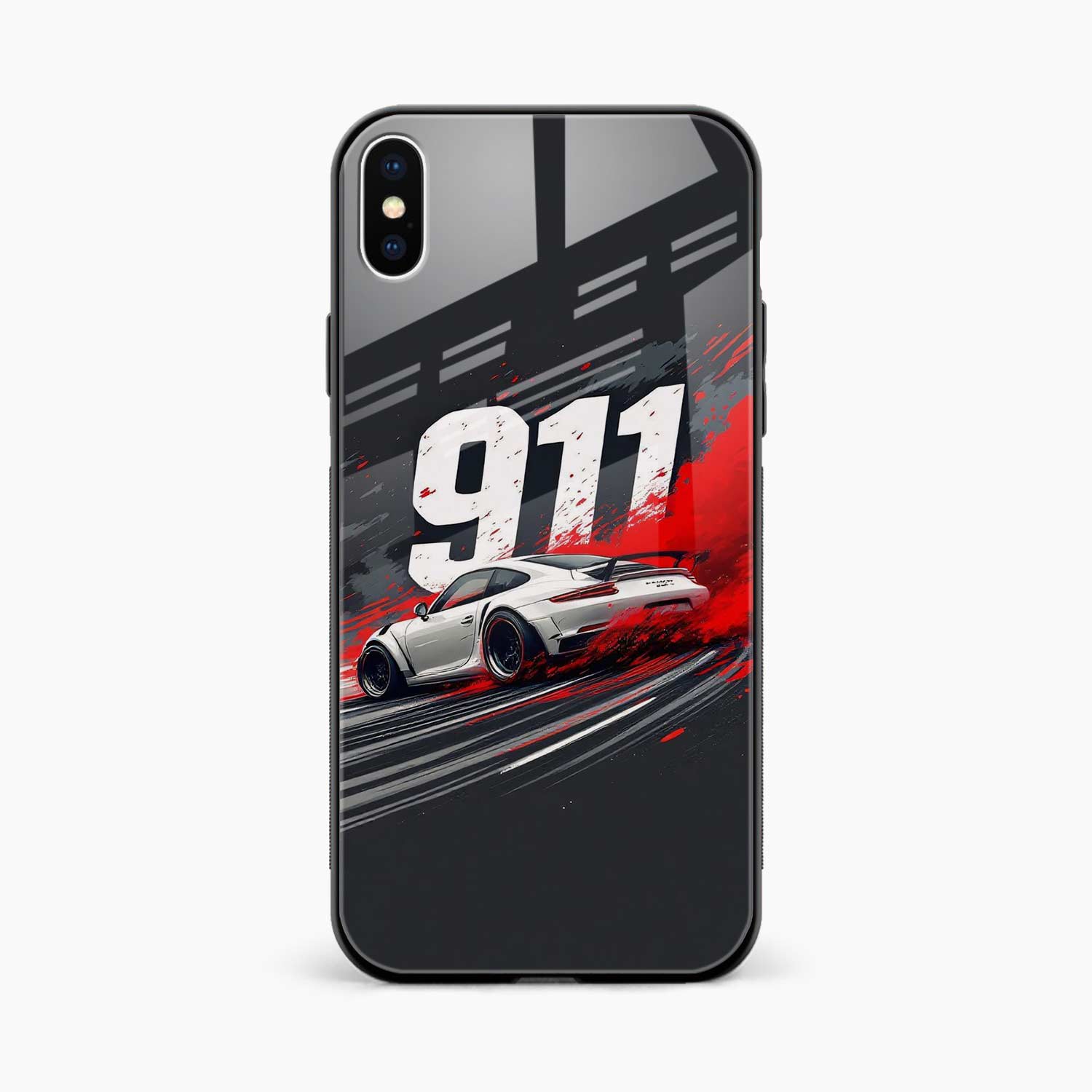 Speed Rush iPhone X Back Cover