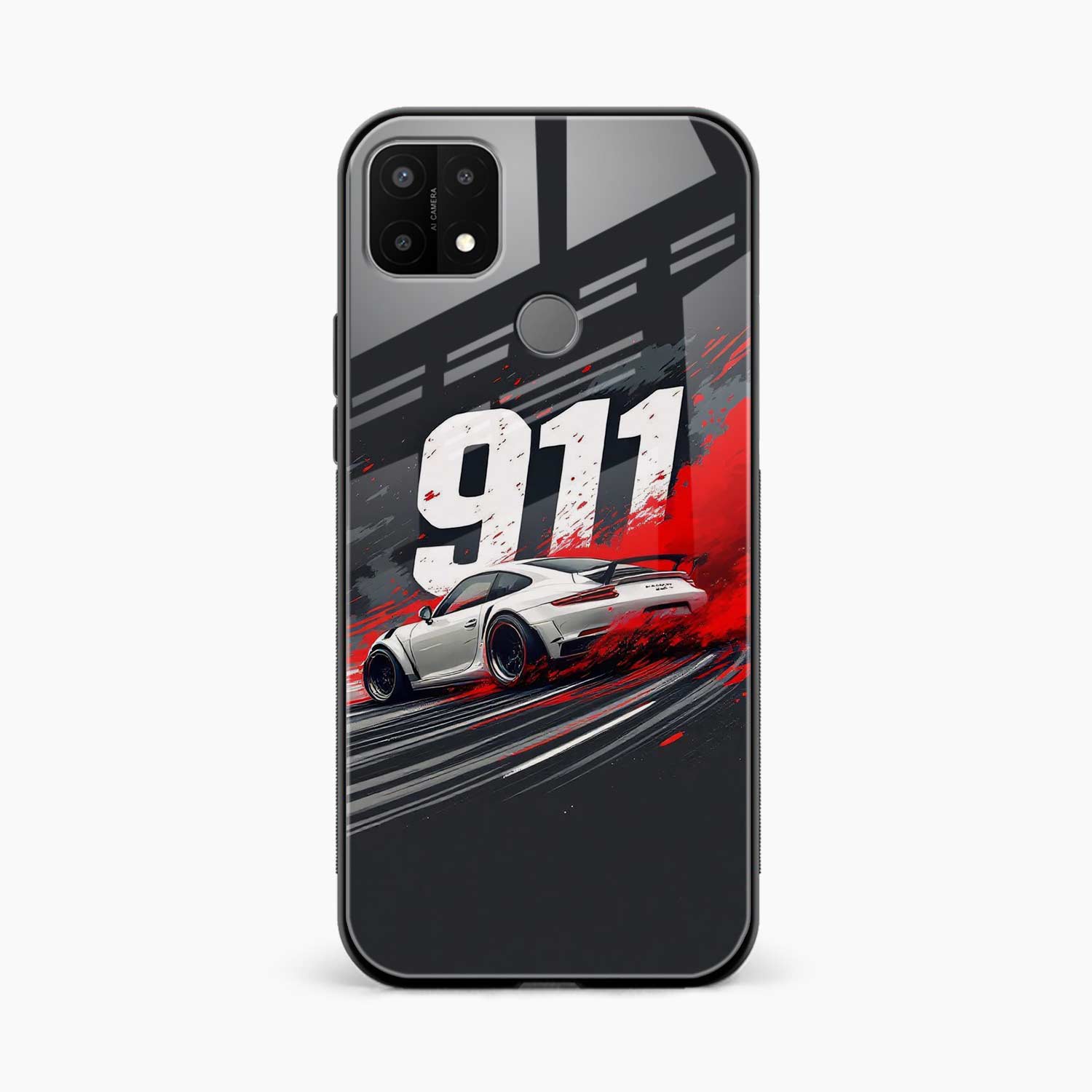 Speed Rush Oppo A15s Back Cover