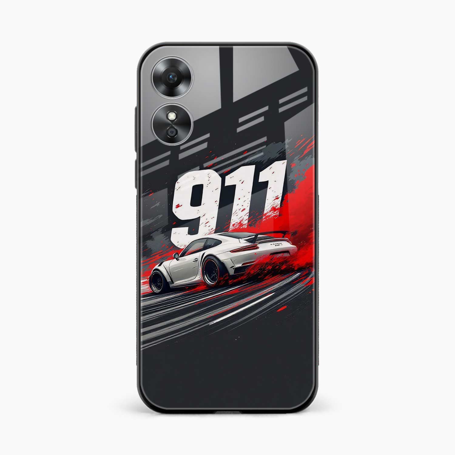 Speed Rush Oppo A17 Back Cover