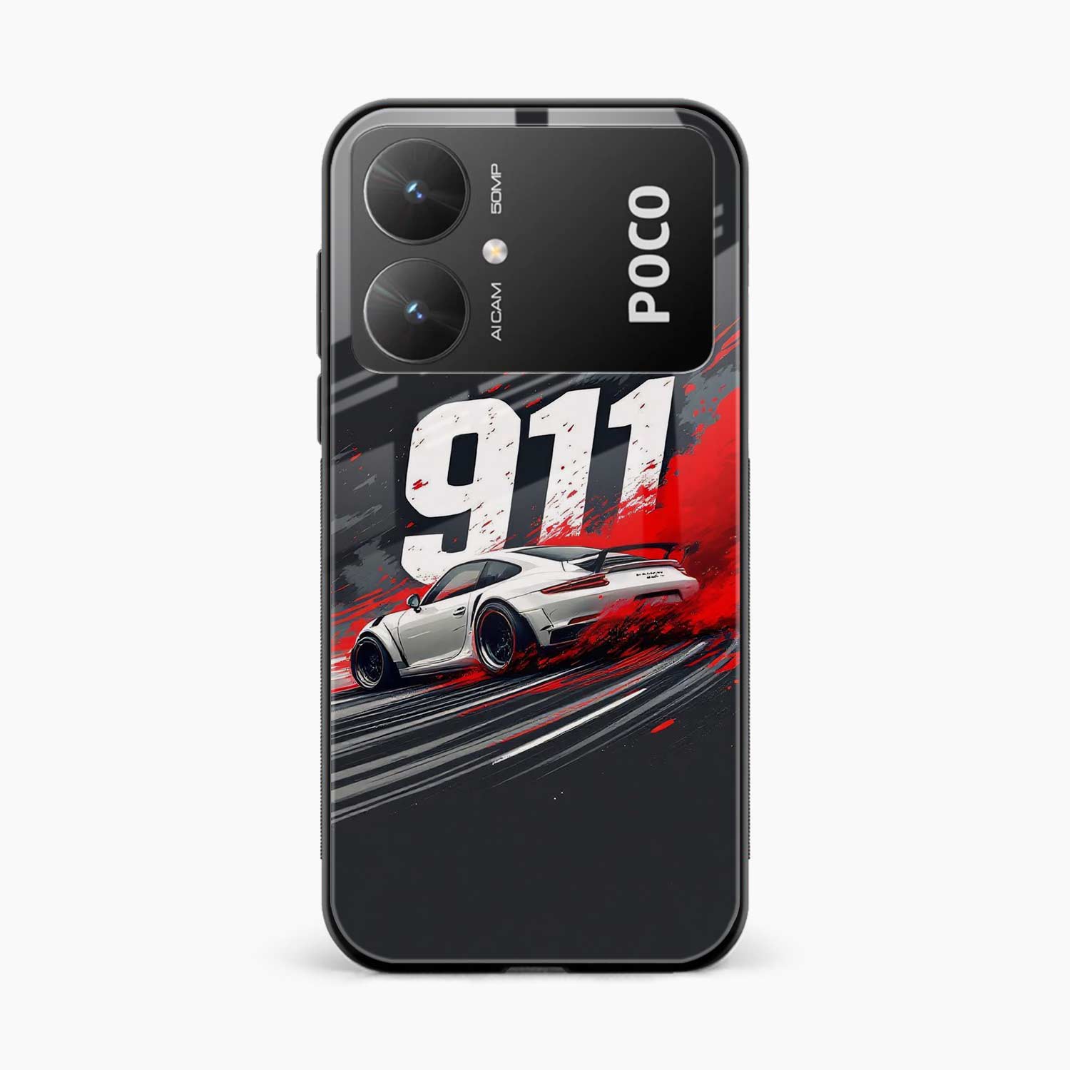 Speed Rush Poco M6 5G Back Cover