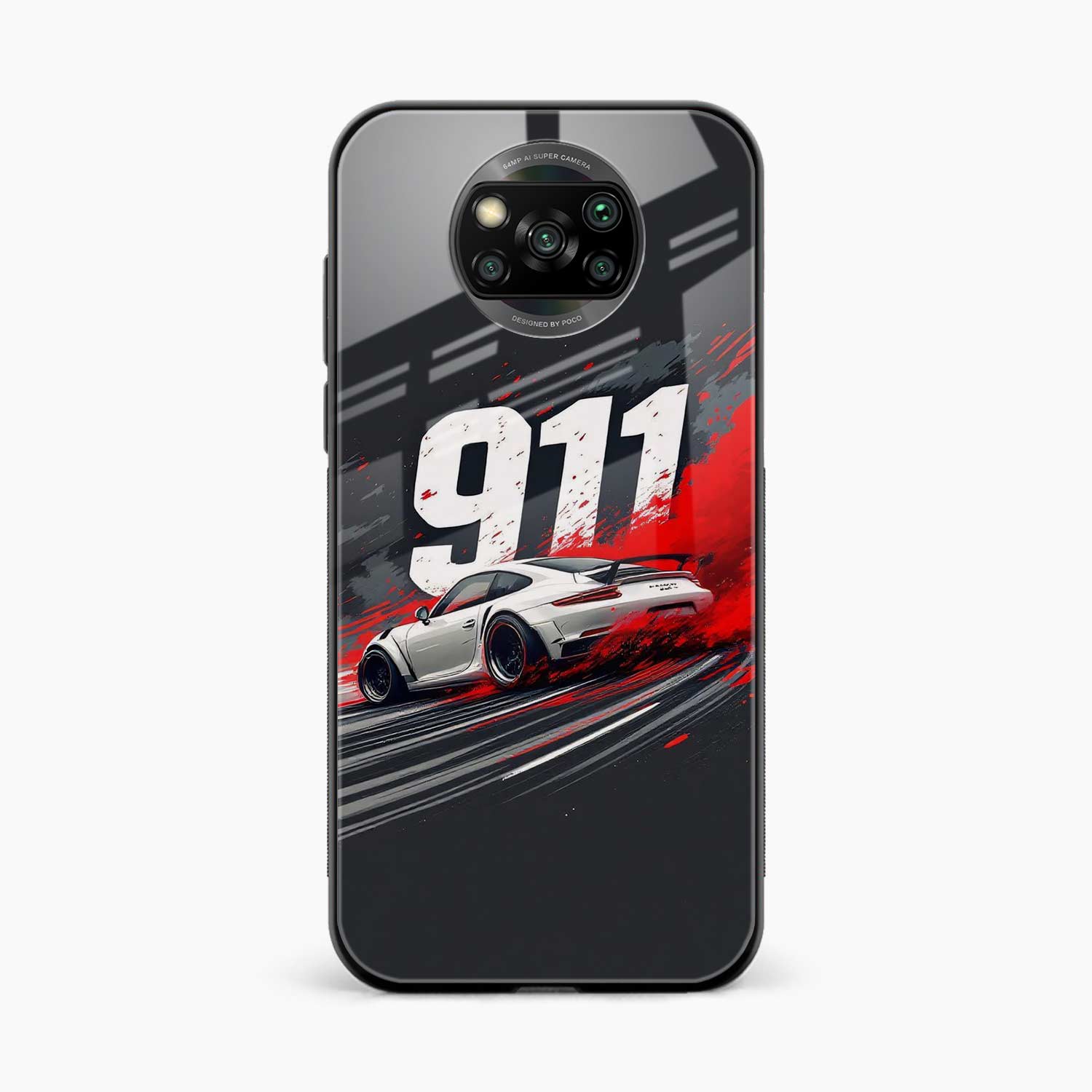 Speed Rush Poco X3 Back Cover