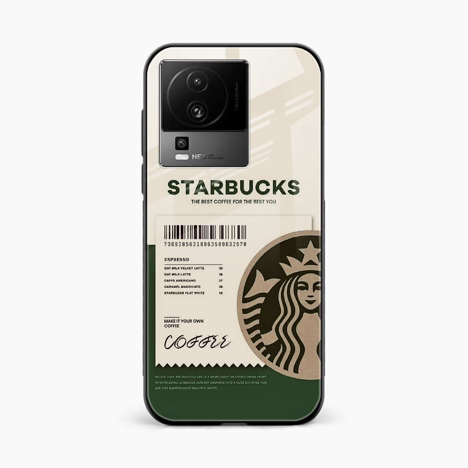 Starbucks Iqoo Neo 7 Pro 5G Back Cover