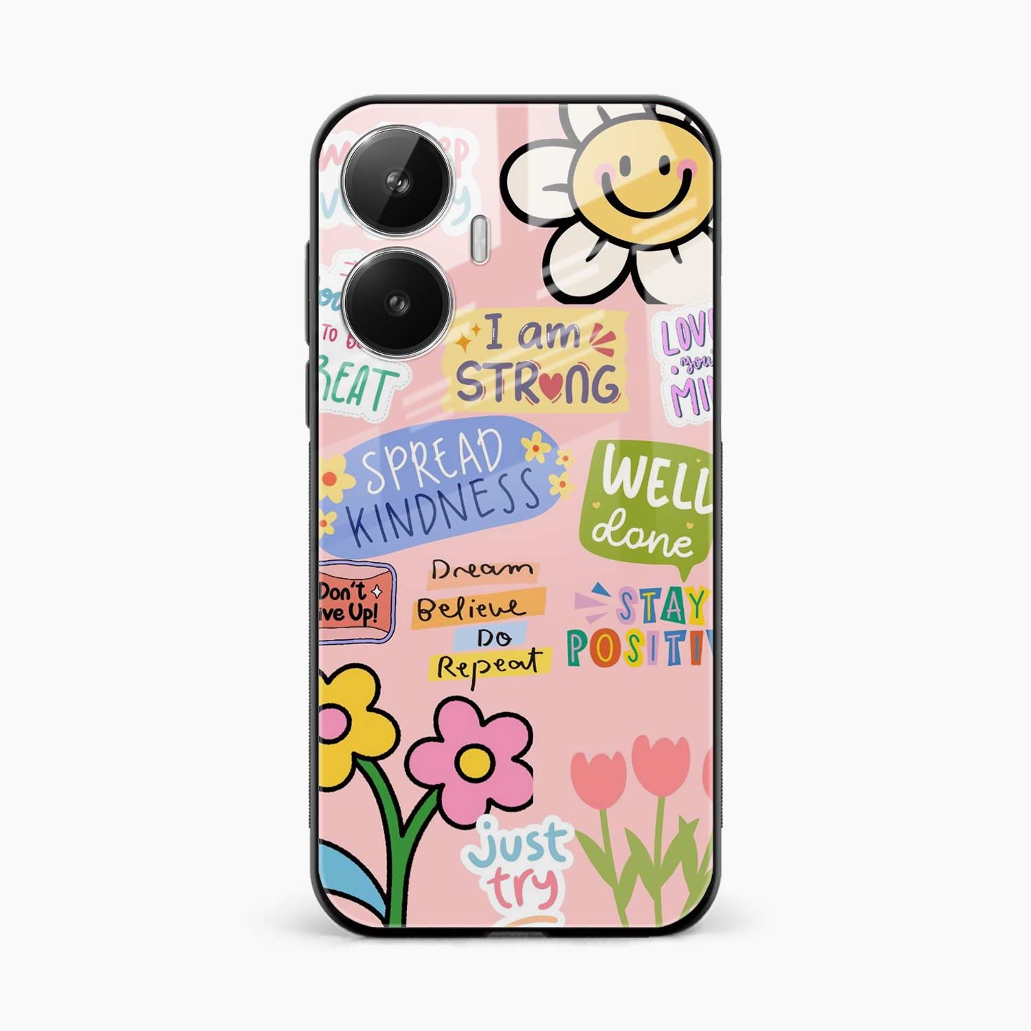 Stay Positive Realme Narzo N55 Back Cover