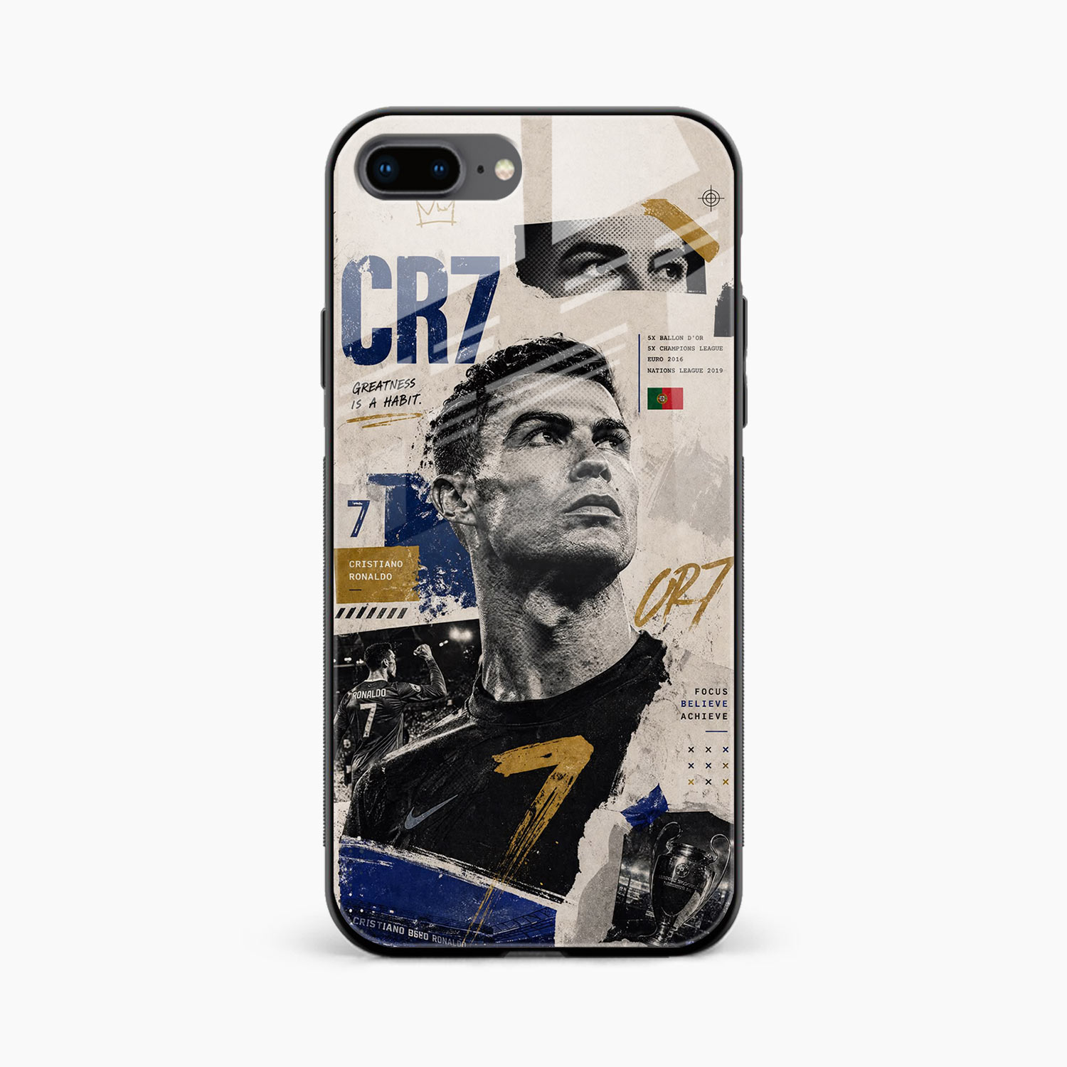 Cr7 iPhone 8 Plus Back Cover