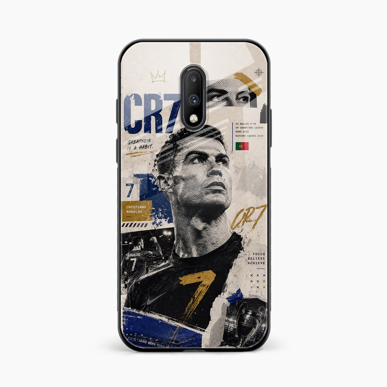 Cr7 OnePlus 7 Back Cover