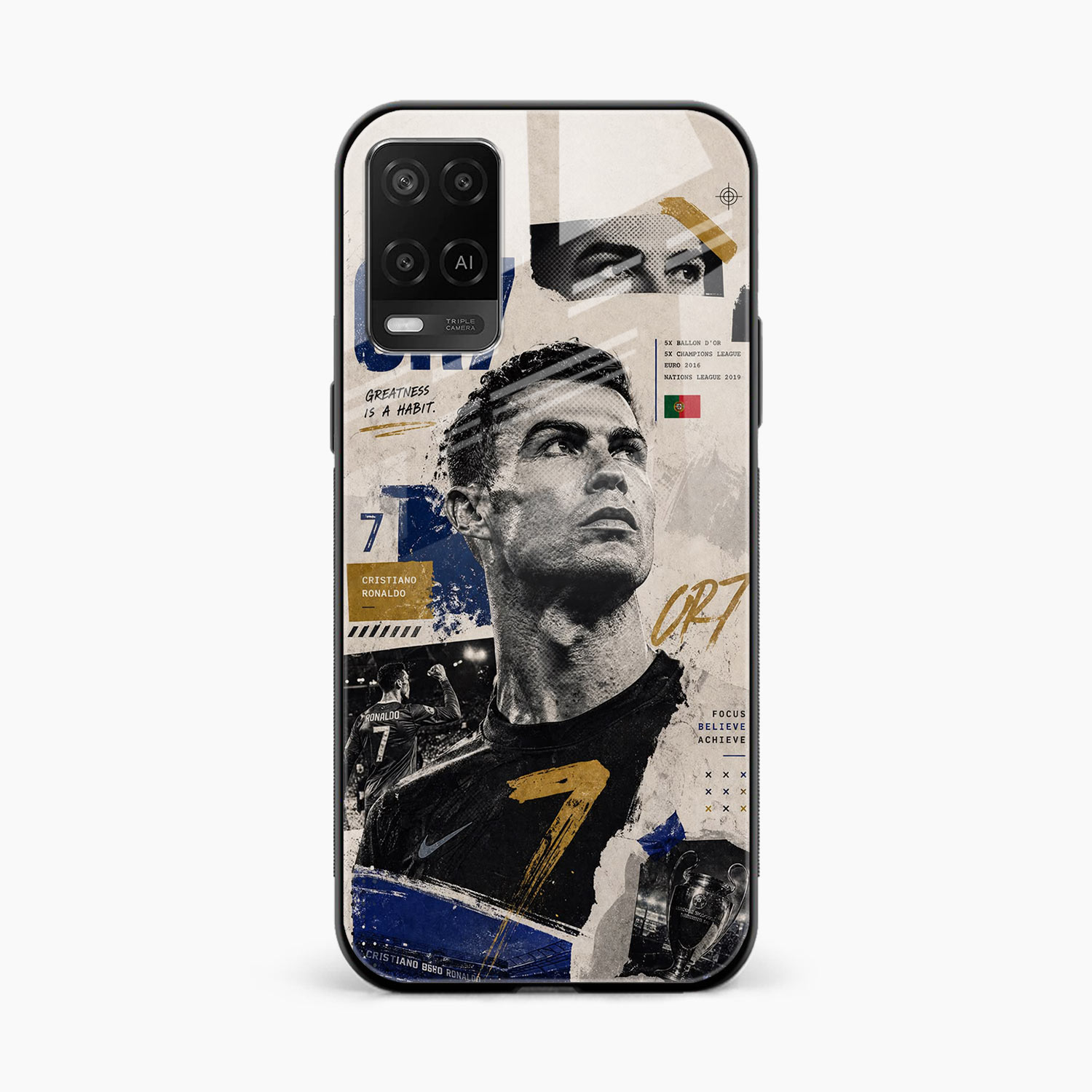 Cr7 Oppo A54 Back Cover
