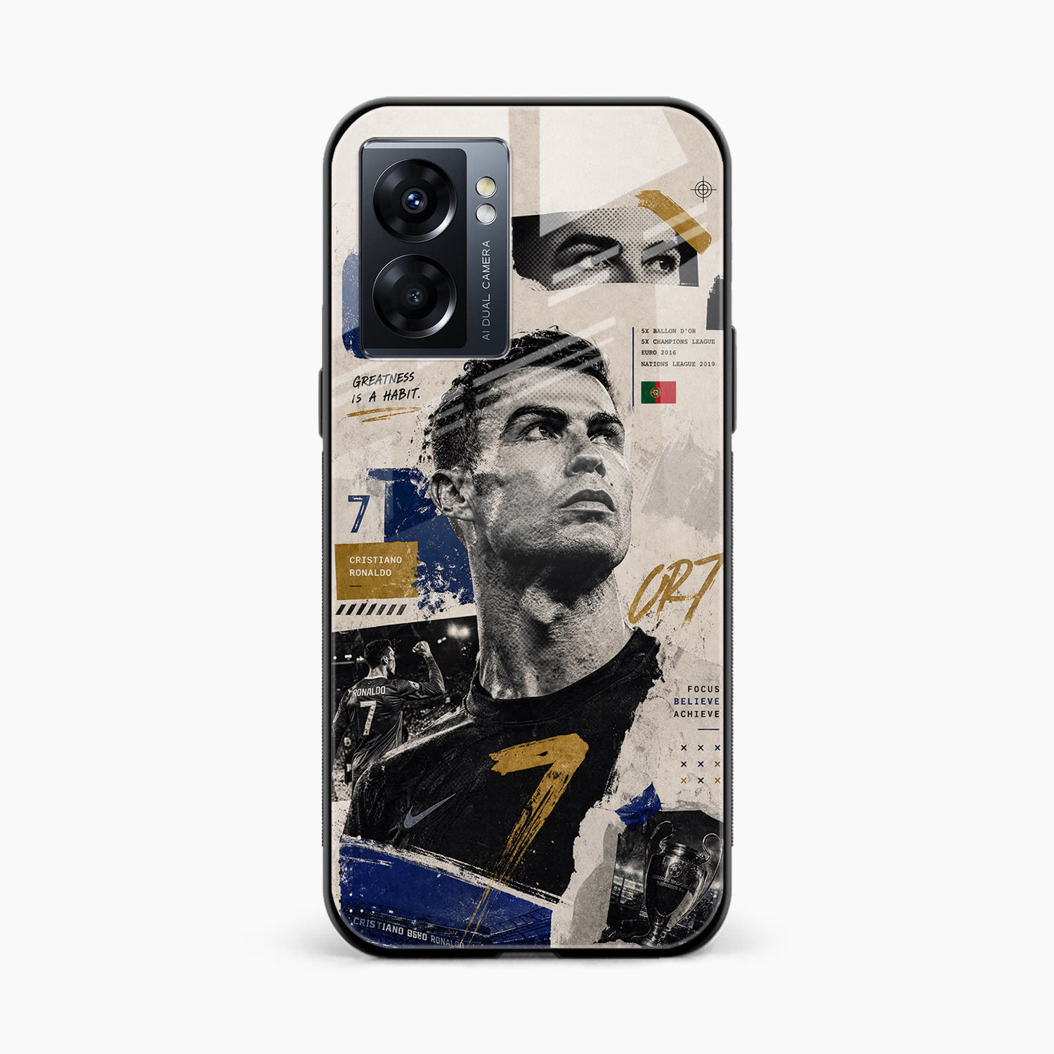 Cr7 Oppo A57 Back Cover