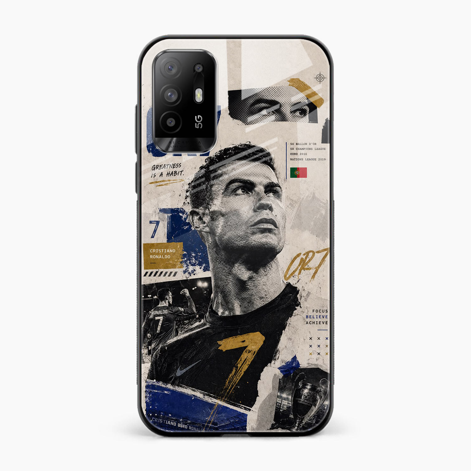 Cr7 Oppo F19 Pro Plus Back Cover
