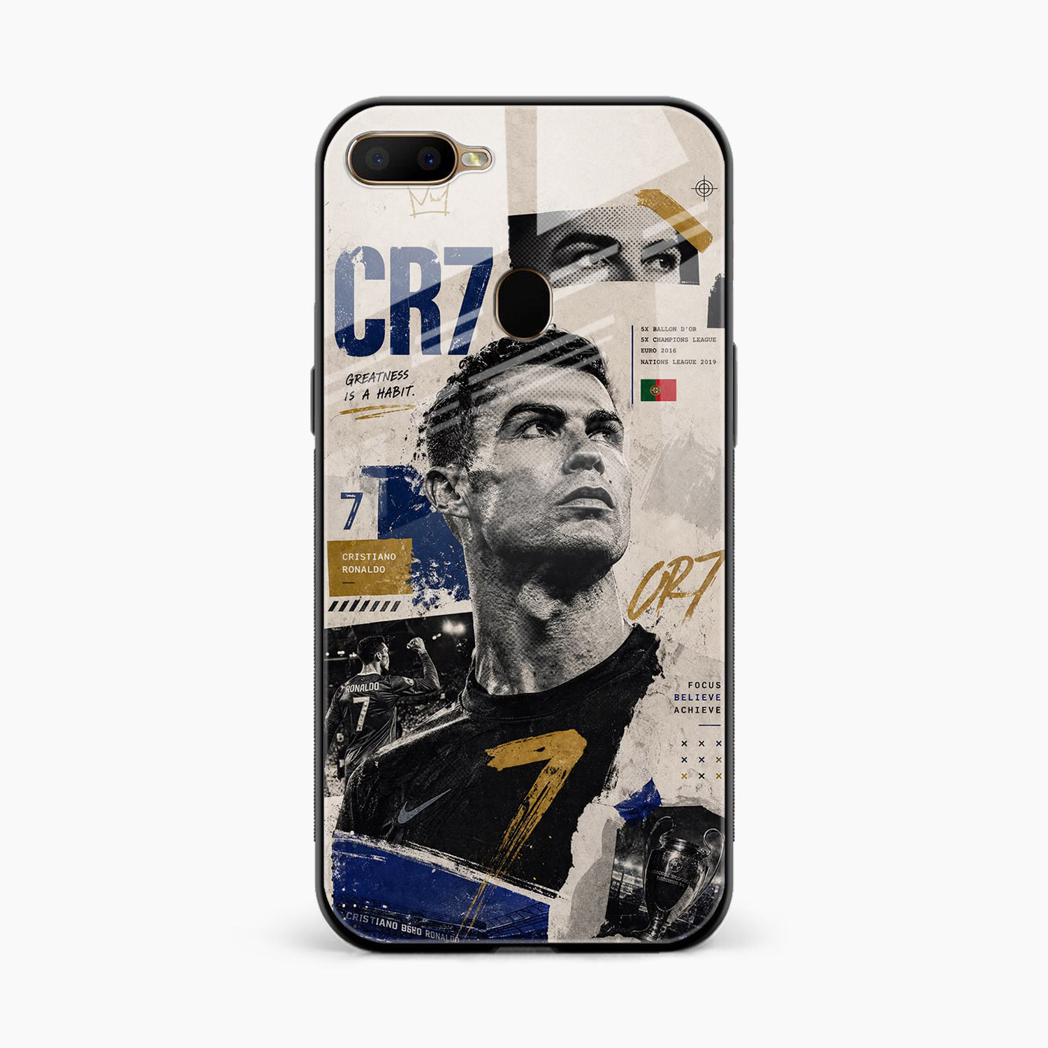 Cr7 Oppo F9 Pro Back Cover